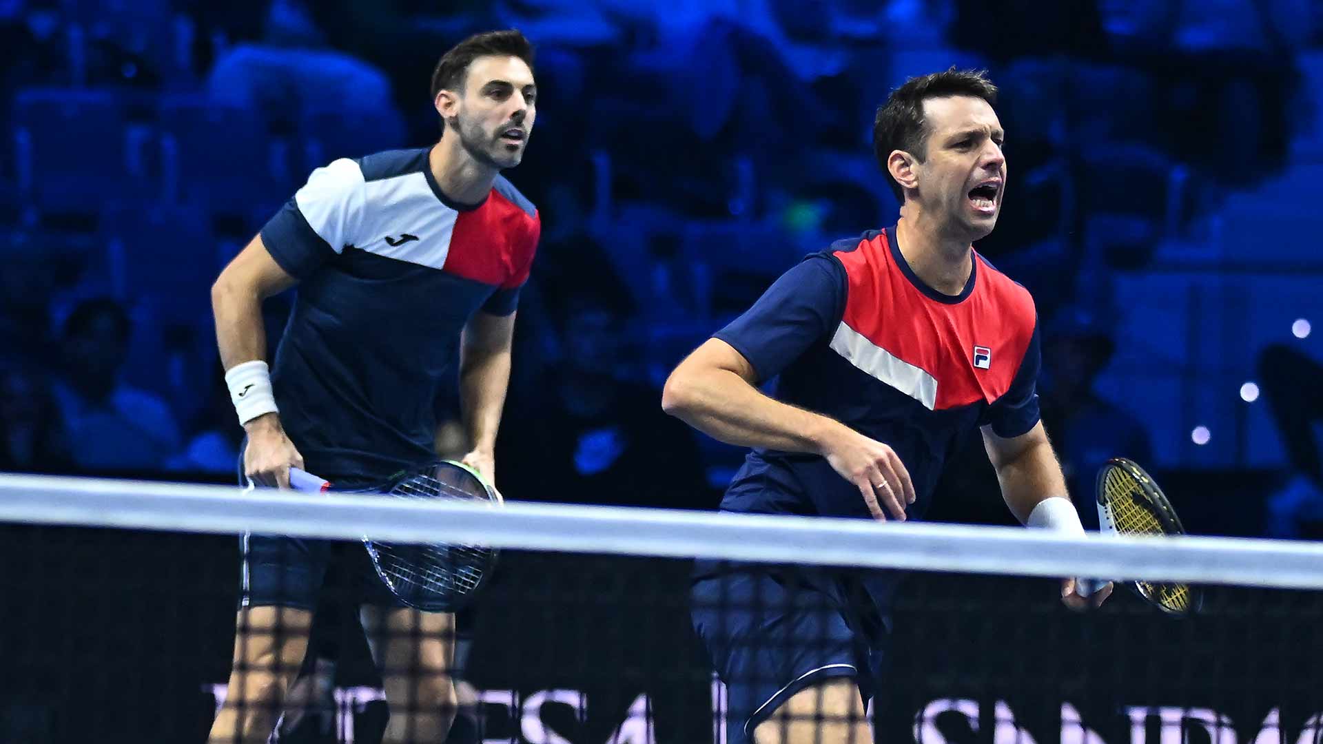 Marcel Granollers (left) and Horacio Zeballos are one win from the Nitto ATP Finals doubles crown.