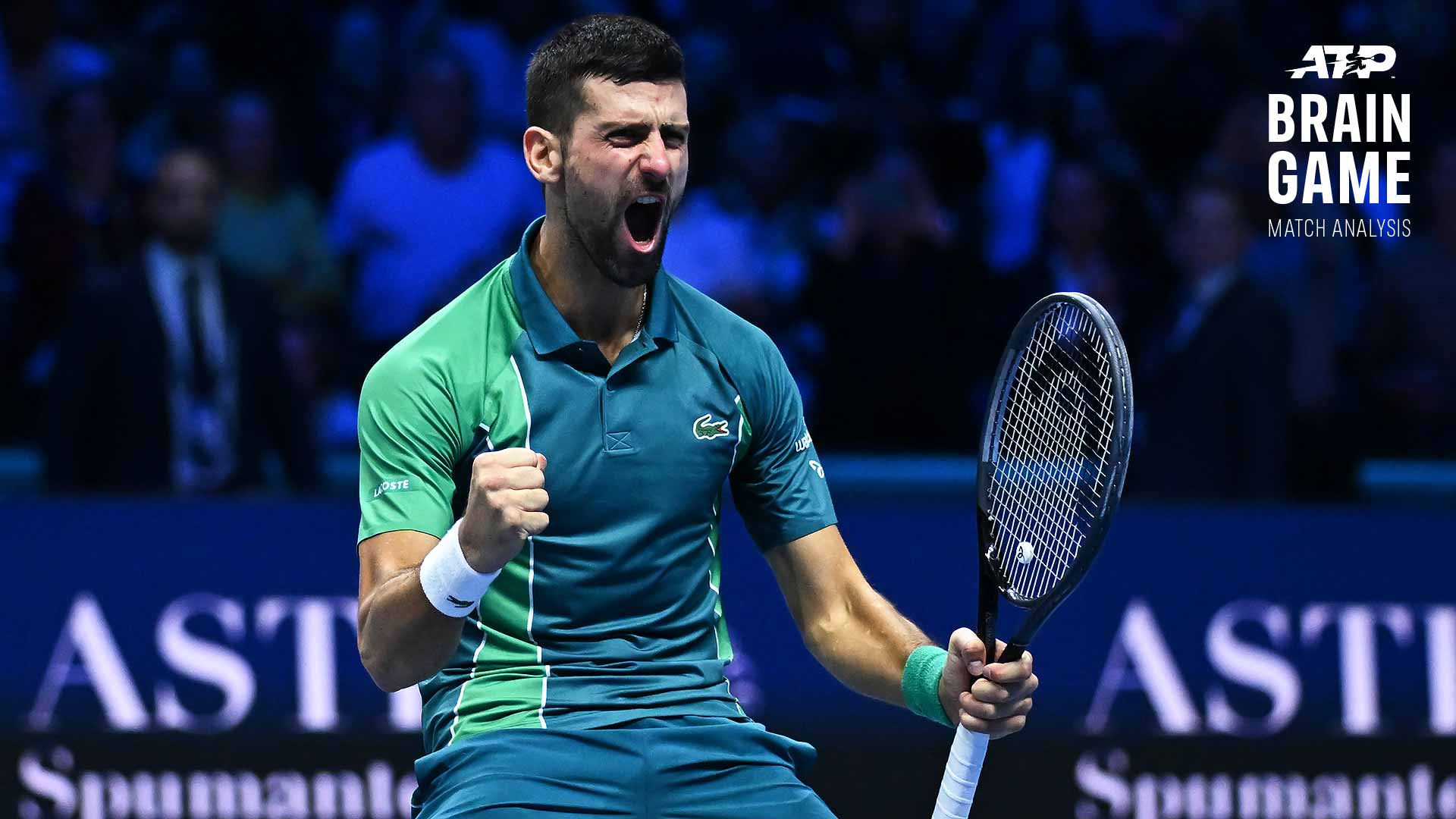 Novak Djokovic reaped the reward for a big tactical change against Jannik Sinner.