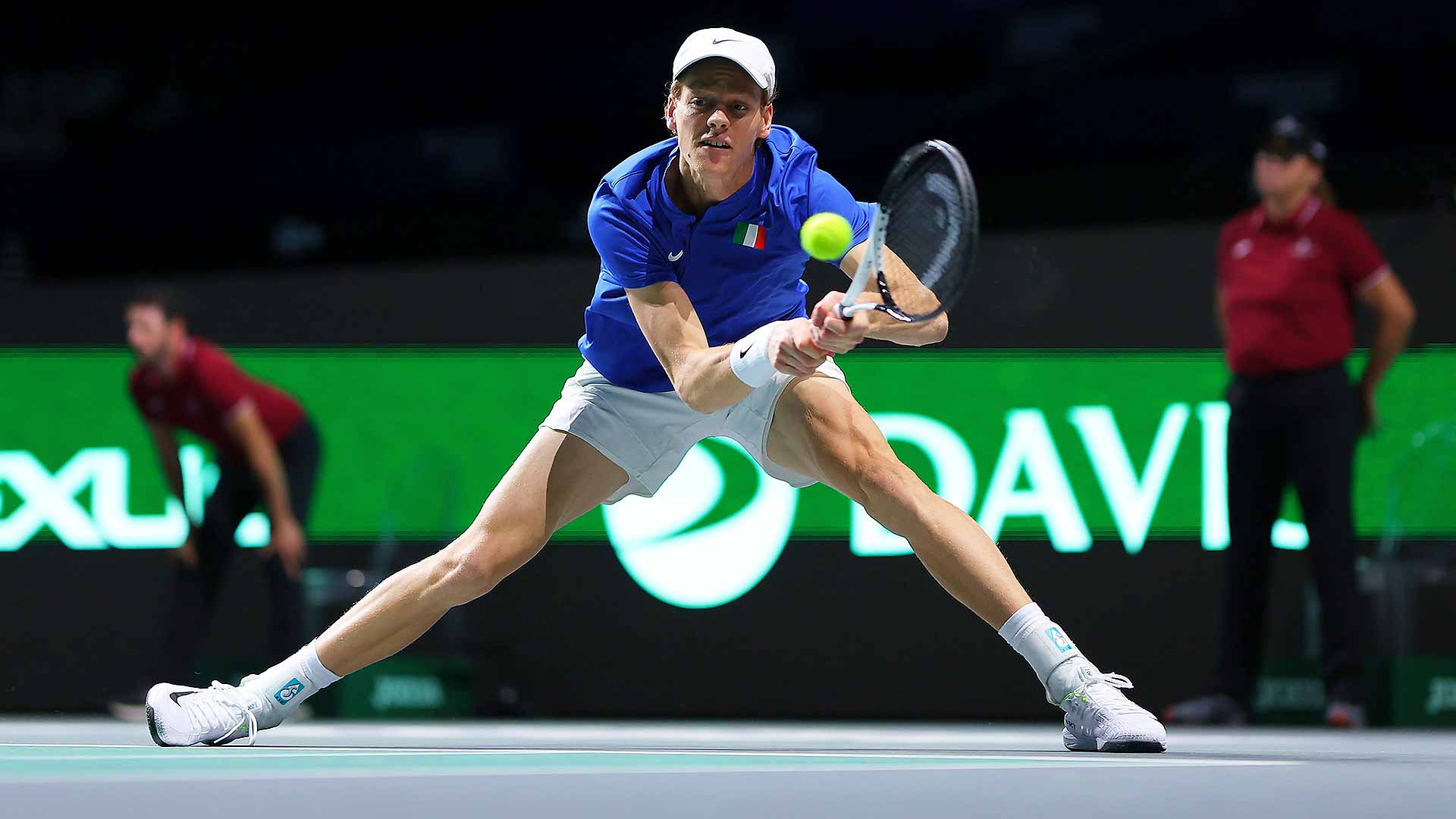 Jannik Sinner levelled Italy's tie with The Netherlands with a 7-6(3), 6-1 win over Tallon Griekspoor.