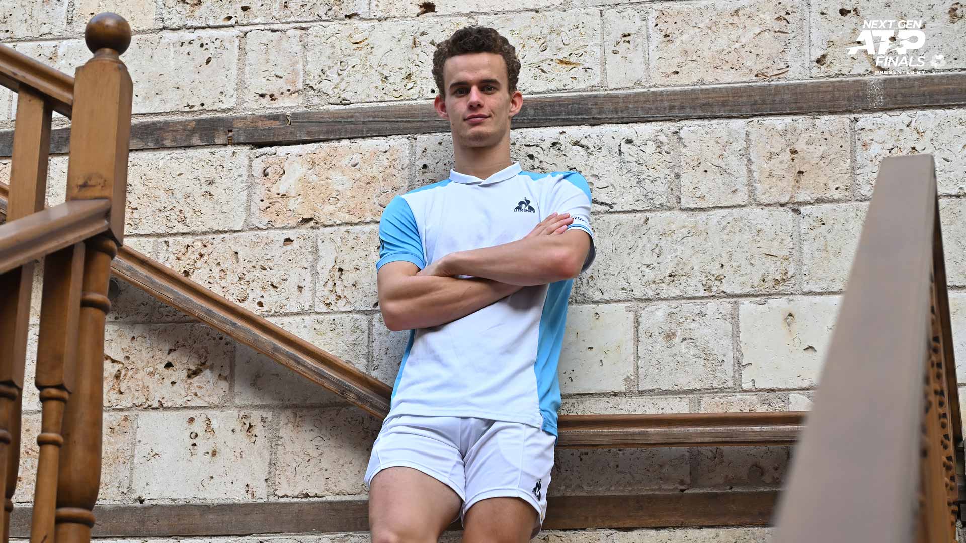 Luca Van Assche is one of two Frenchman at the Next Gen ATP Finals presented by NEOM.