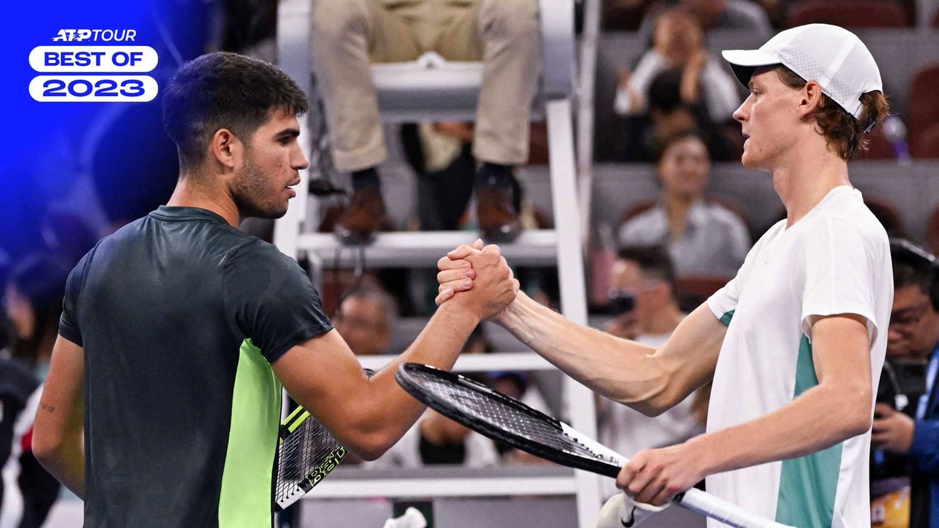 Carlos Alcaraz and Jannik Sinner played three Lexus ATP Head2Head matchups in 2023, all in semi-finals.