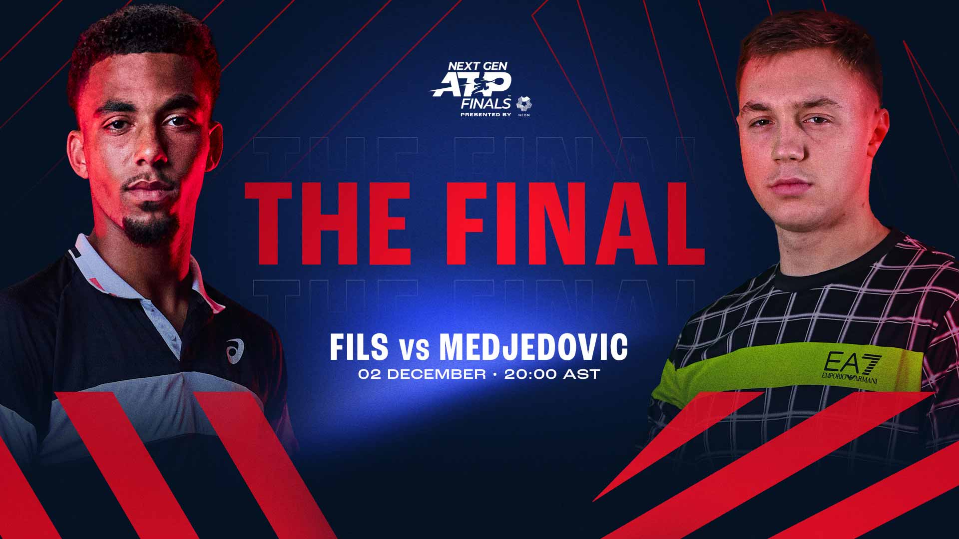 Arthur Fils y Hamad Medjedovic están listos para su primer choque Lexus ATP Head2Head. Será el sábado en Jeddah.