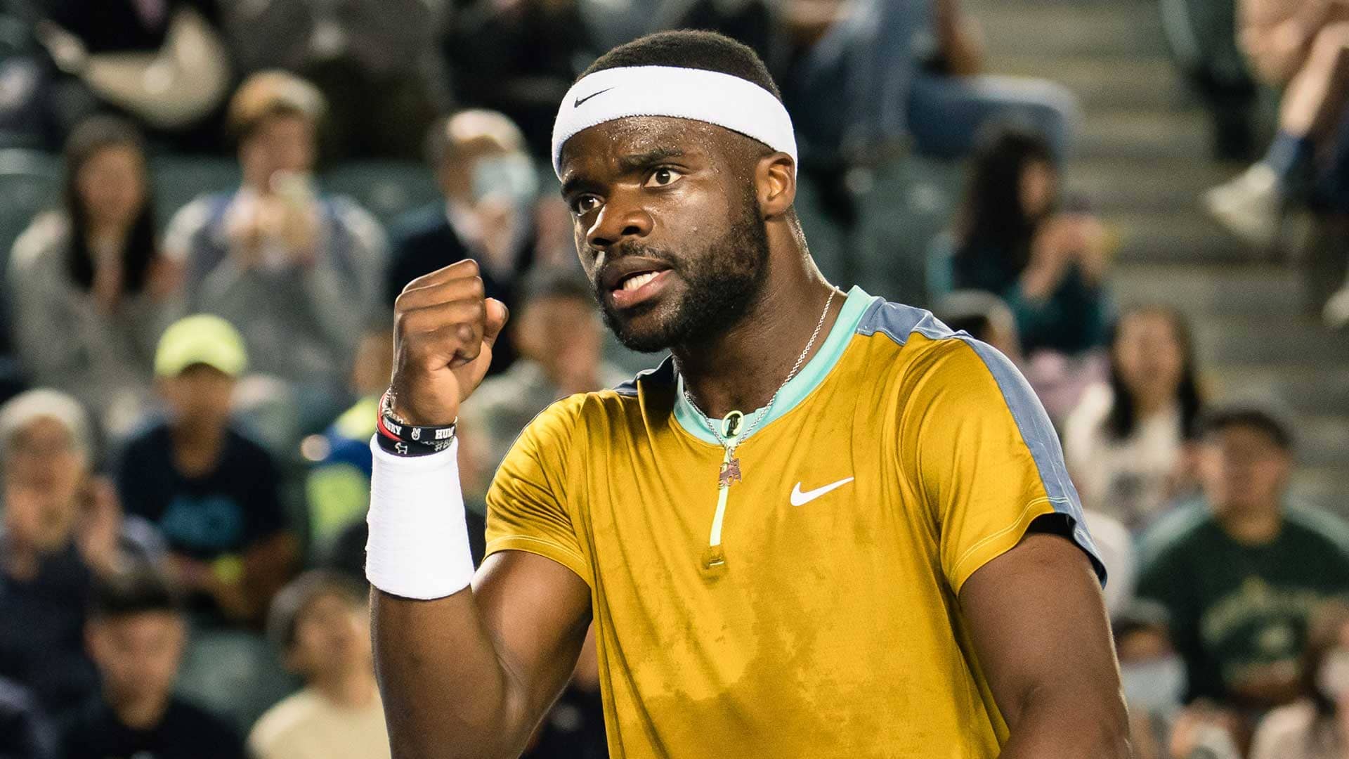 Tiafoe roars into Hong Kong QFs