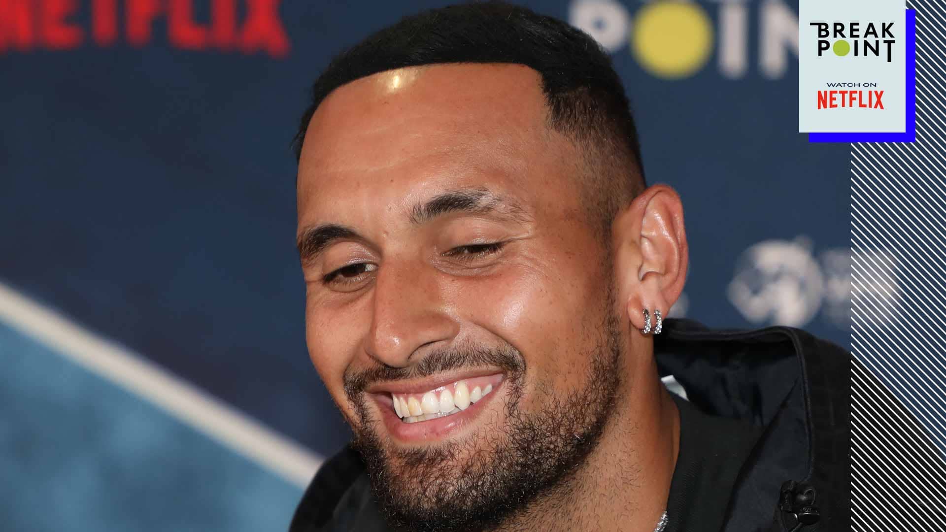 Nick Kyrgios returns to Break Point as an expert analyst.