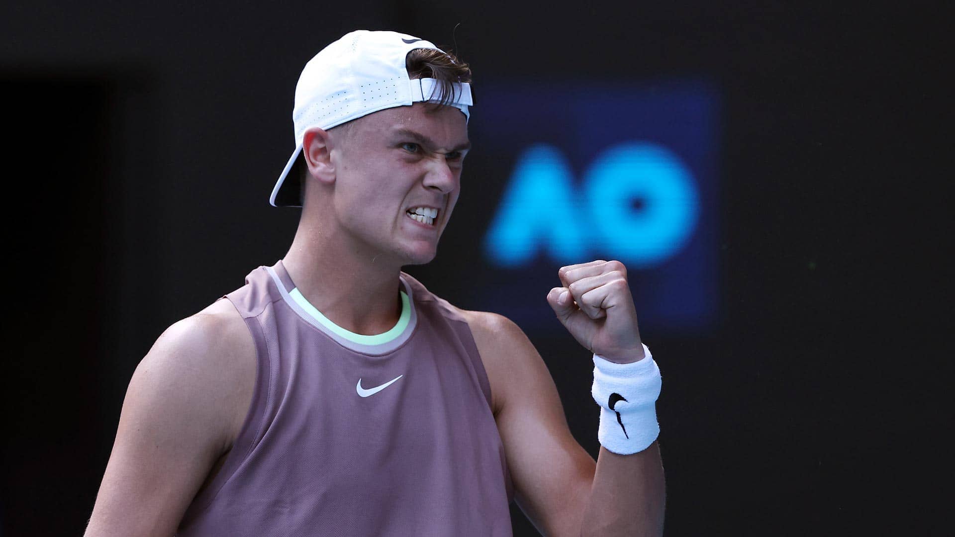 Holger Rune is competing in his 10th Grand Slam tournament.