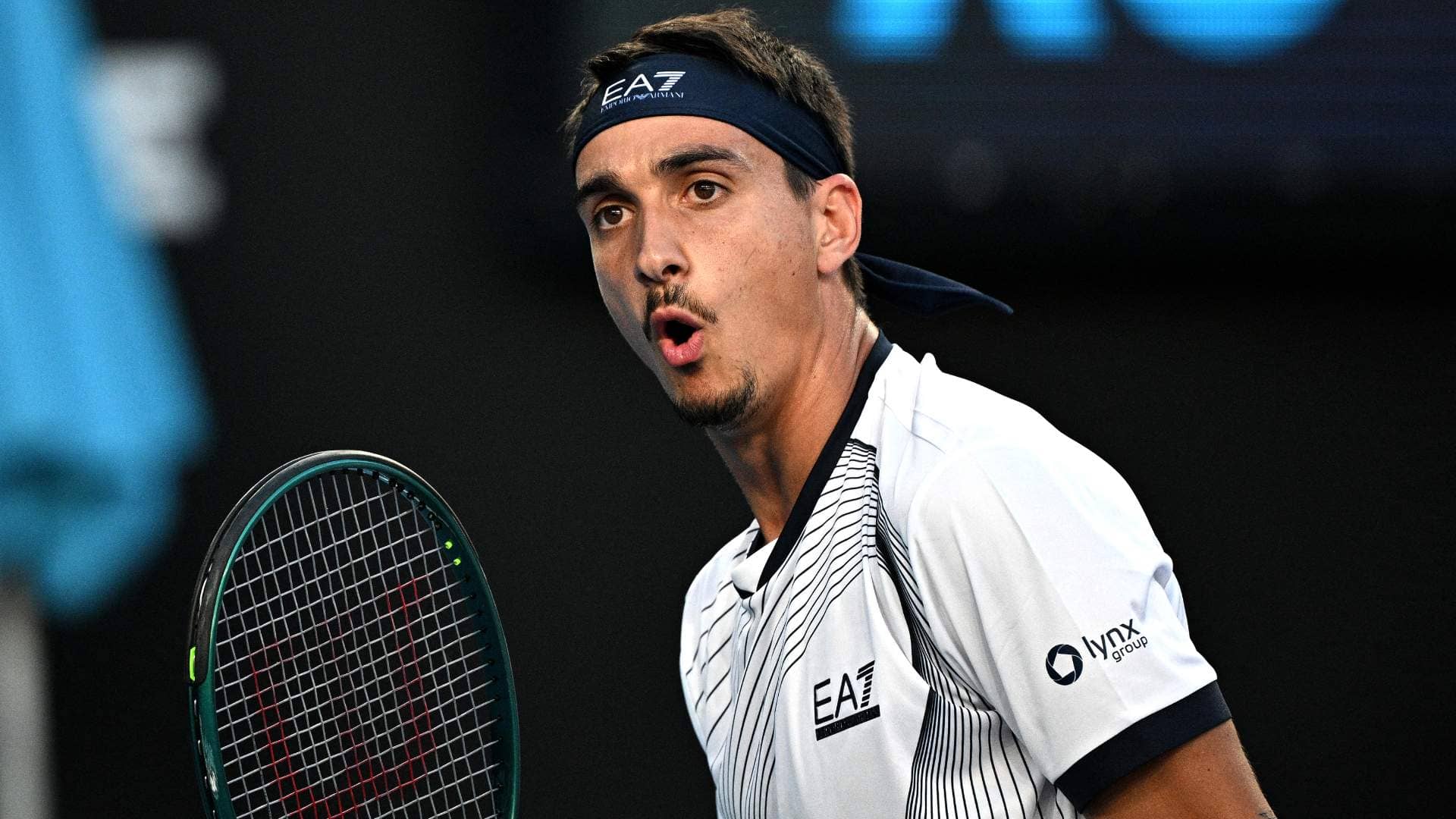Lorenzo Sonego venció a Evans y será el próximo rival de Carlos Alcaraz en el Abierto de Australia.