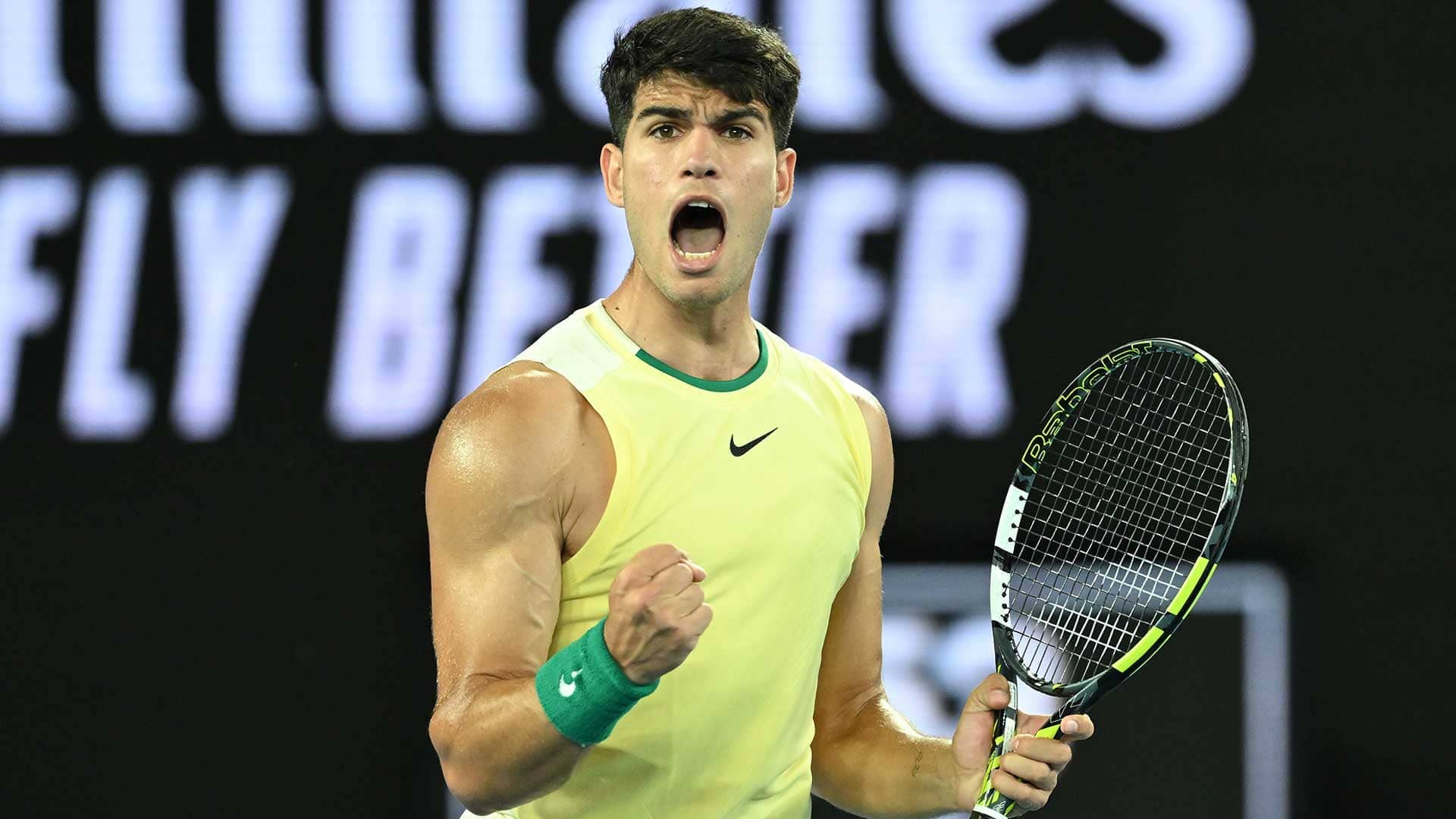 Carlos Alcaraz beats Richard Gasquet to book his second-round spot at the Australian Open.