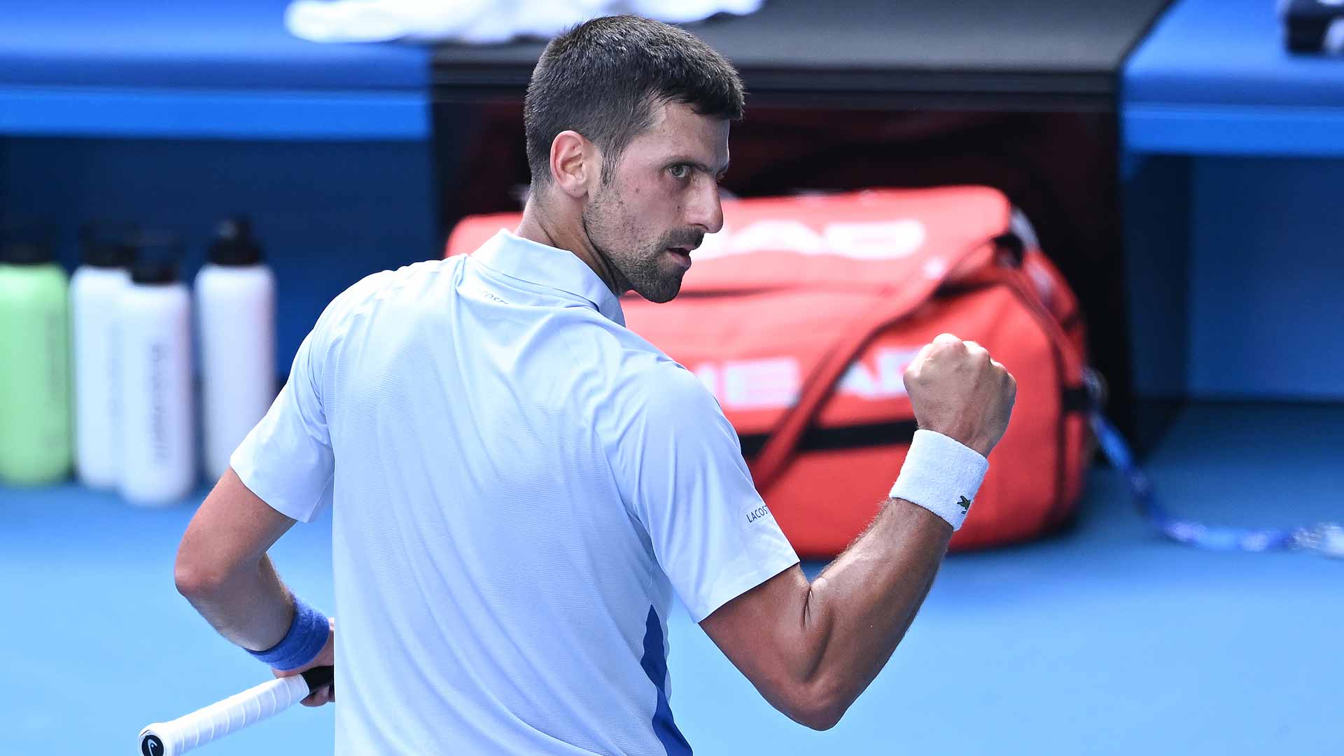 Novak Djokovic beat Taylor Fritz at the Australian Open to improve to 9-0 in the pair's Lexus ATP Head2Head series.