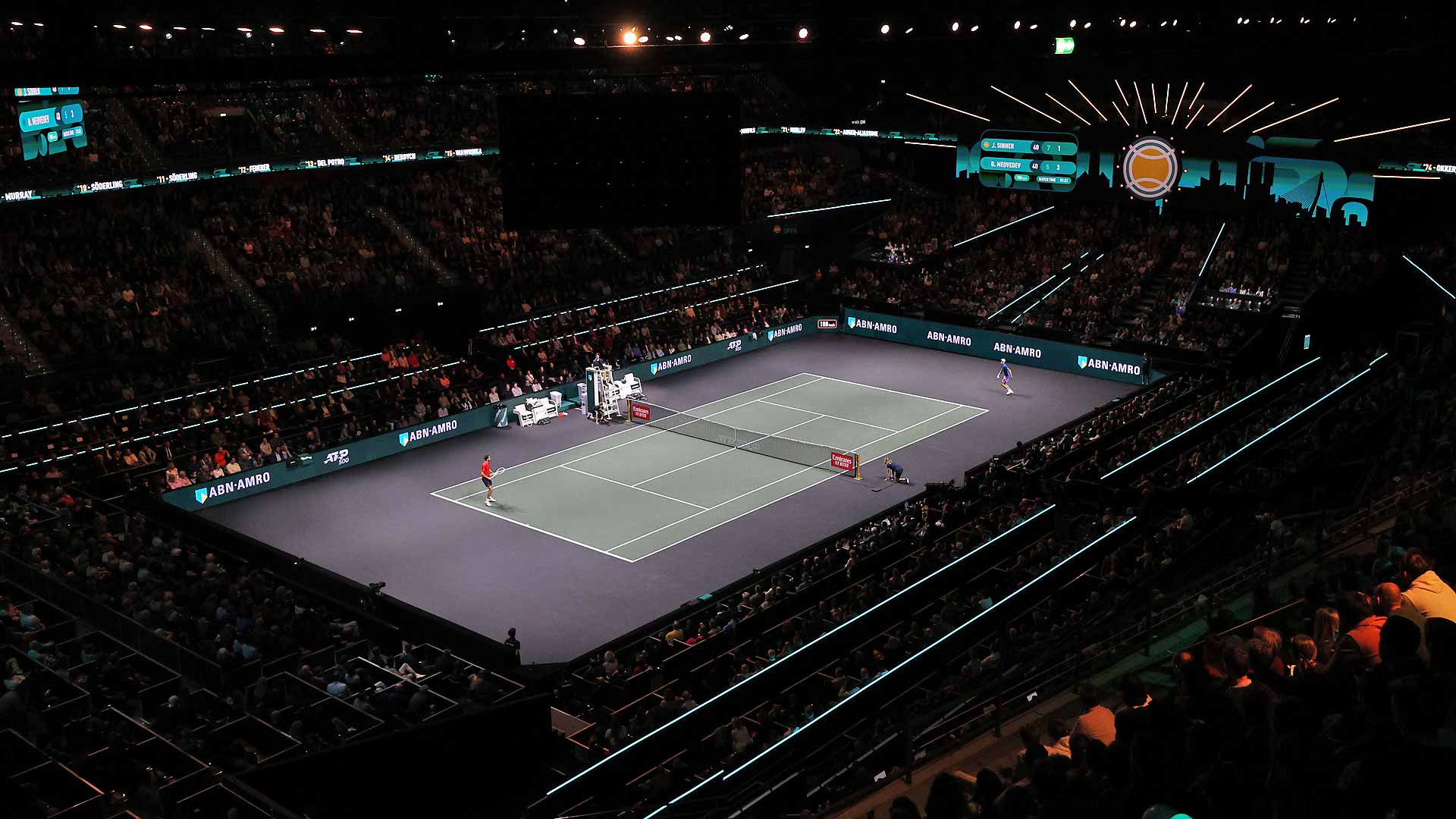 Rotterdam Ahoy acoge el ABN AMRO Open 2024 del 12 al 18 de febrero.