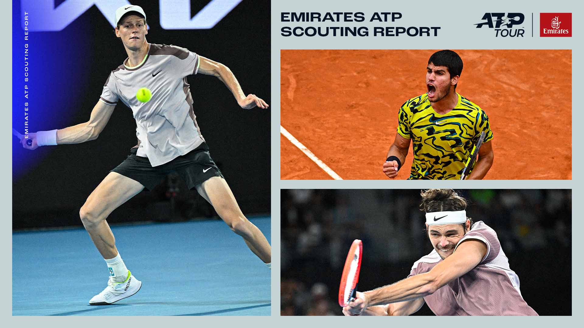 Jannik Sinner, Carlos Alcaraz and Taylor Fritz will be in action this week.
