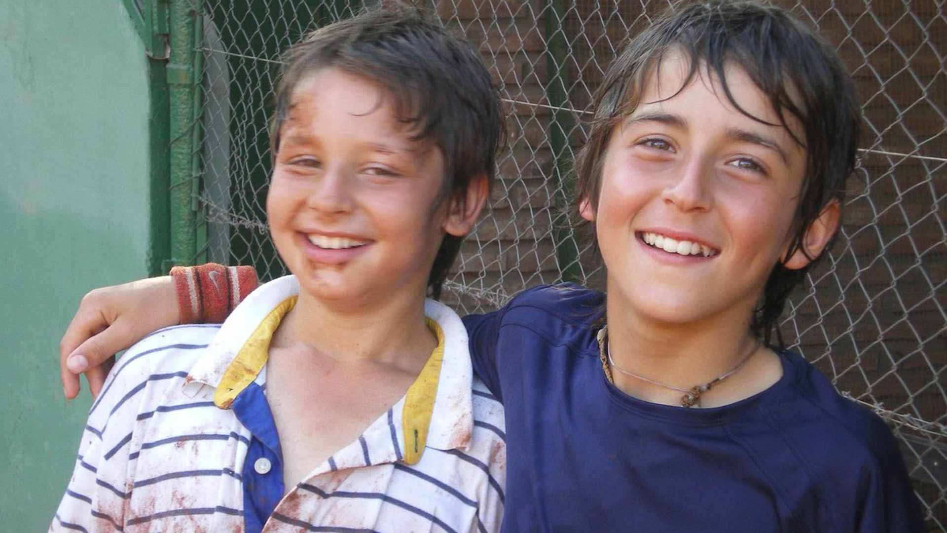 Ugo Carabelli (left) and <a href='https://www.atptour.com/en/players/tomas-martin-etcheverry/ea24/overview'>Tomas Martin Etcheverry</a>.