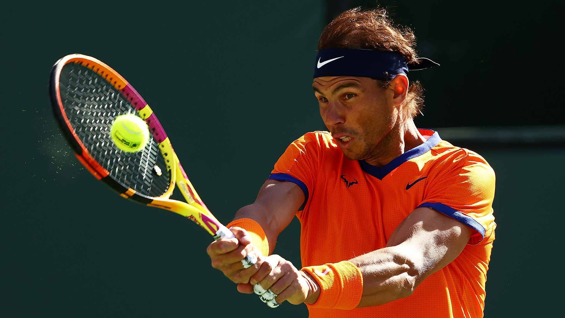 El tricampeón Rafael Nadal alcanzó la final en 2022 durante su última visita a Indian Wells.