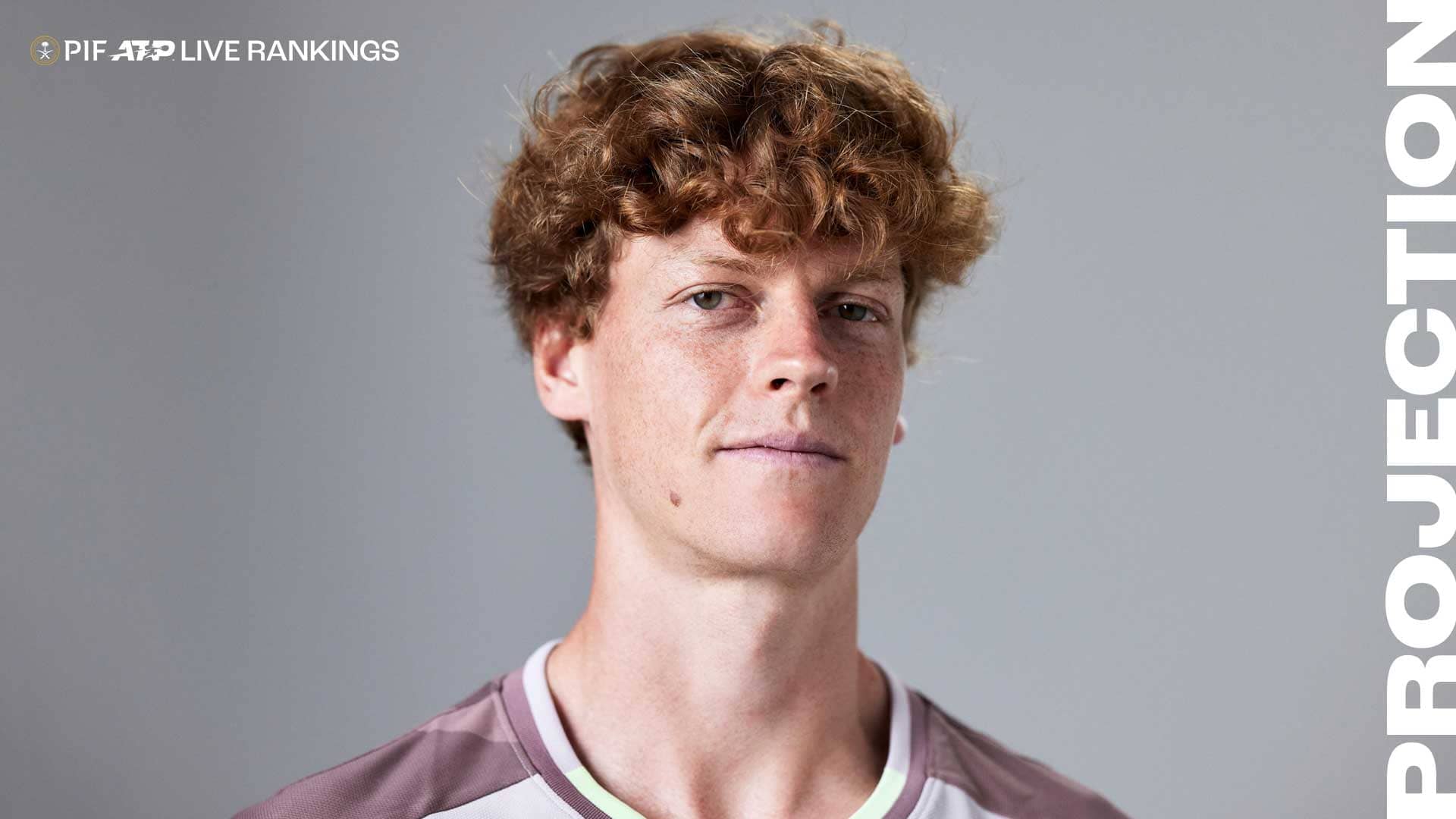 Jannik Sinner is No. 2 in the PIF ATP Live Rankings.
