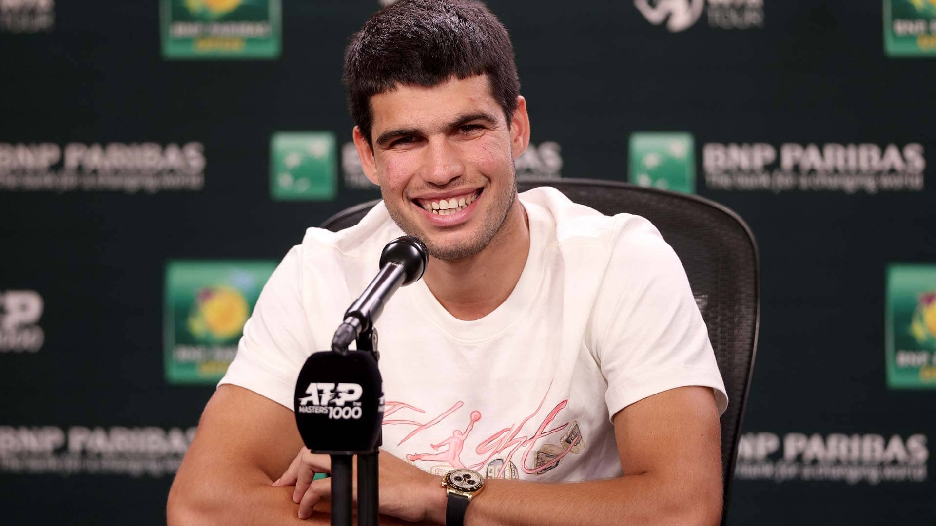 Carlos Alcaraz won the 2023 Indian Wells title without losing a set.