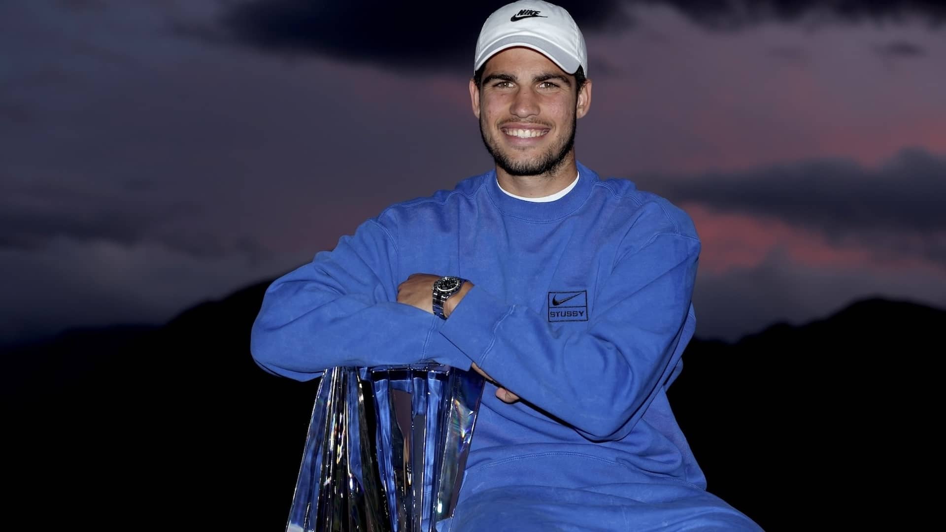 Carlos Alcaraz se proclamó campeón de Indian Wells en 2023.