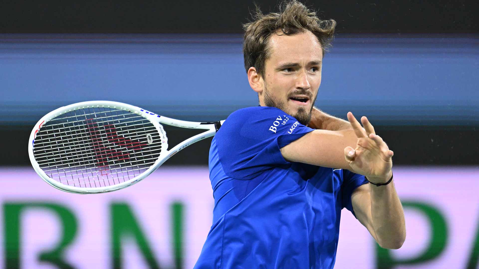 Daniil Medvedev supera a Roberto Carballés en la segunda ronda de Indian Wells.