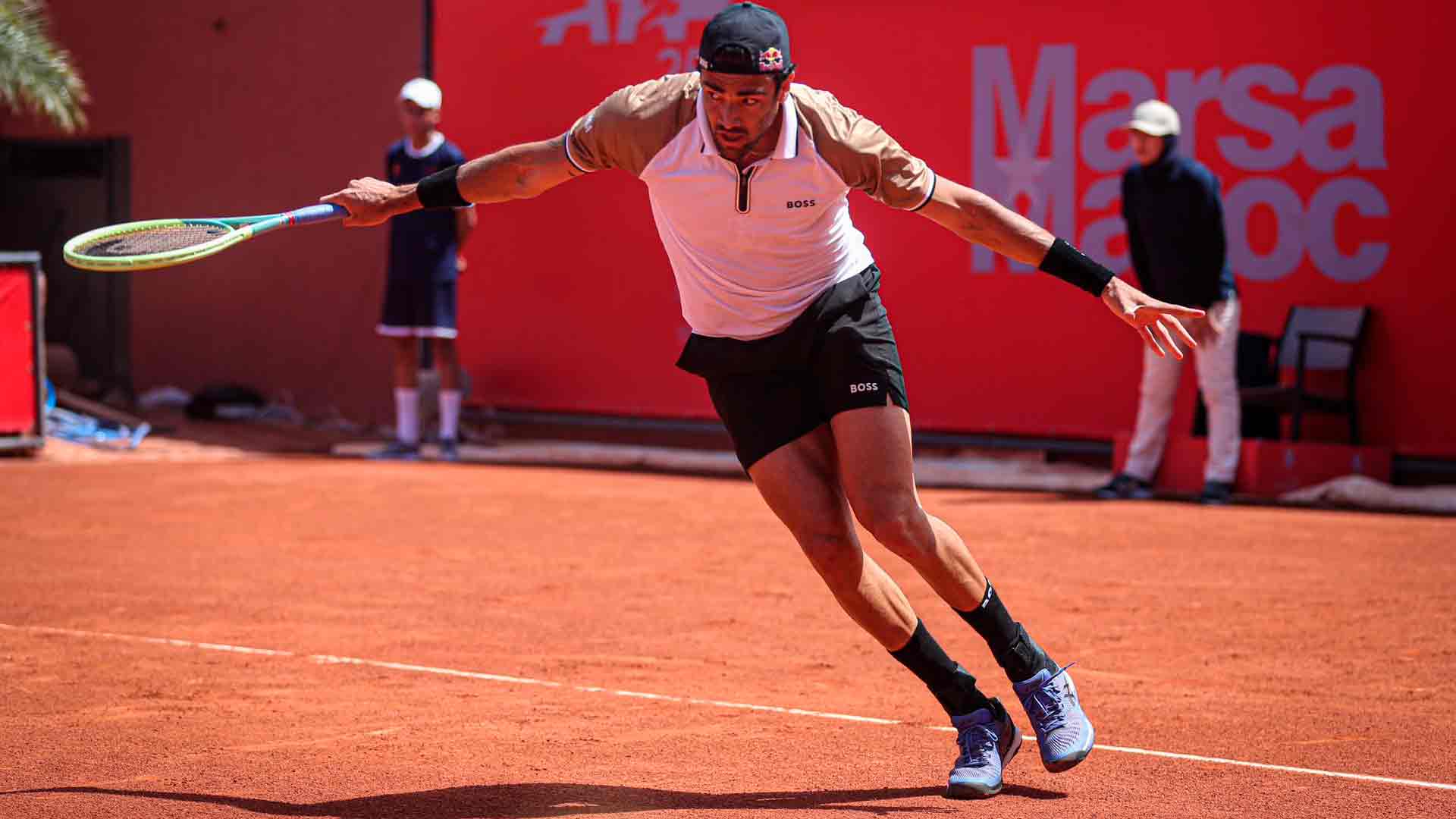 Matteo Berrettini firmó su primera victoria ATP Tour de la temporada en Marrakech.