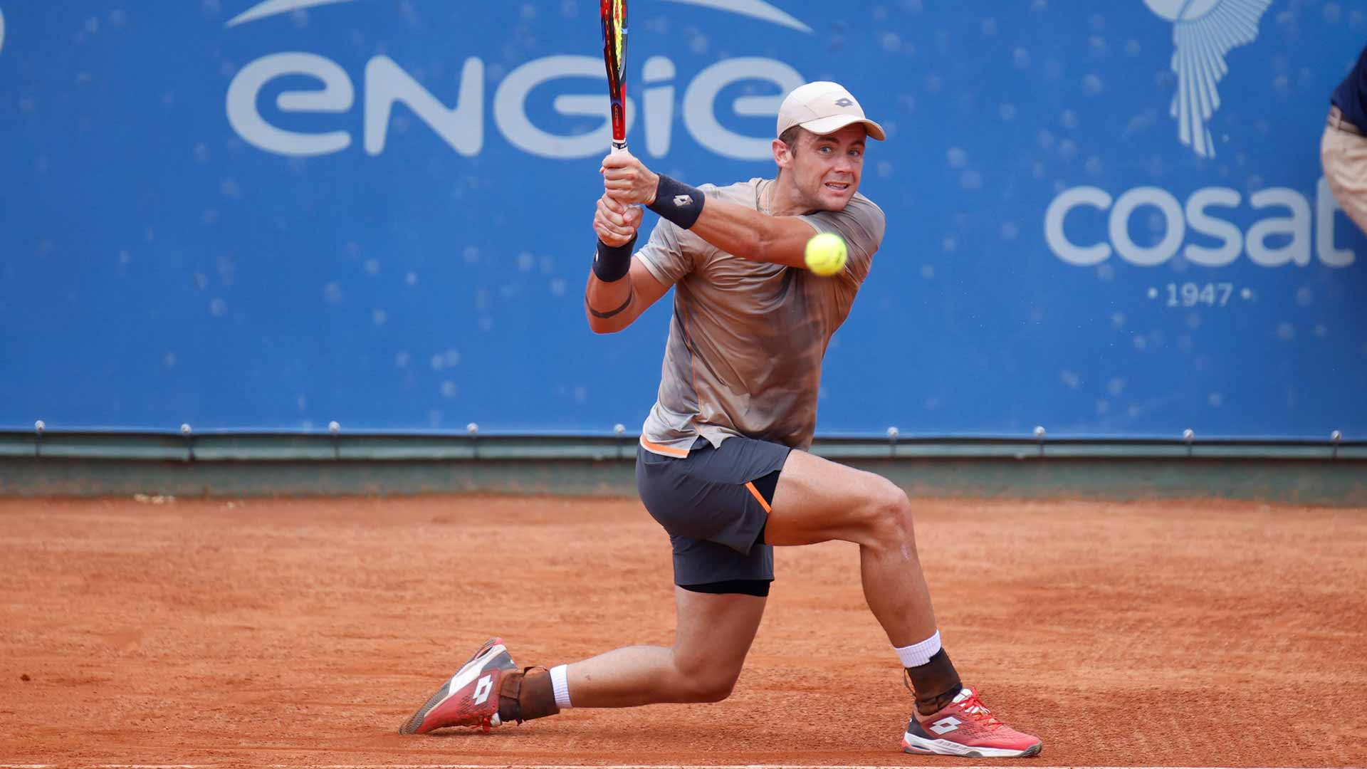 Enzo Couacaud wins the Challenger 75 event in Florianopolis, Brazil.