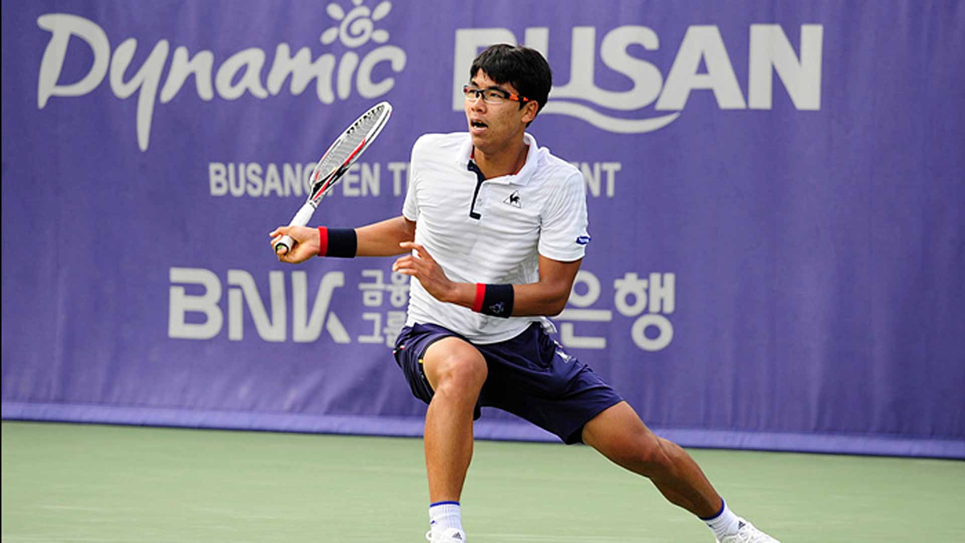 Former No. 19 Hyeon Chung won the Busan Challenger in 2015.