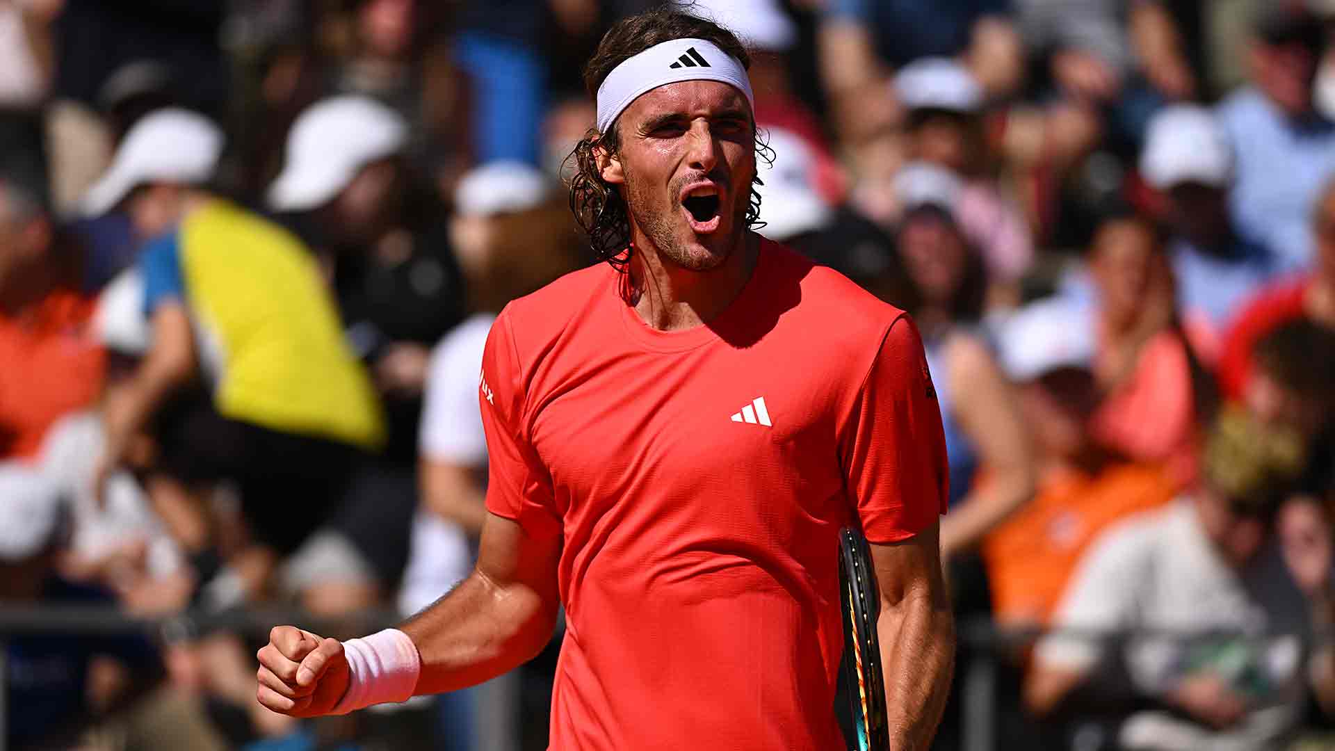 Stefanos Tsitsipas sacó un billete a cuartos de final este jueves ante Zverev.