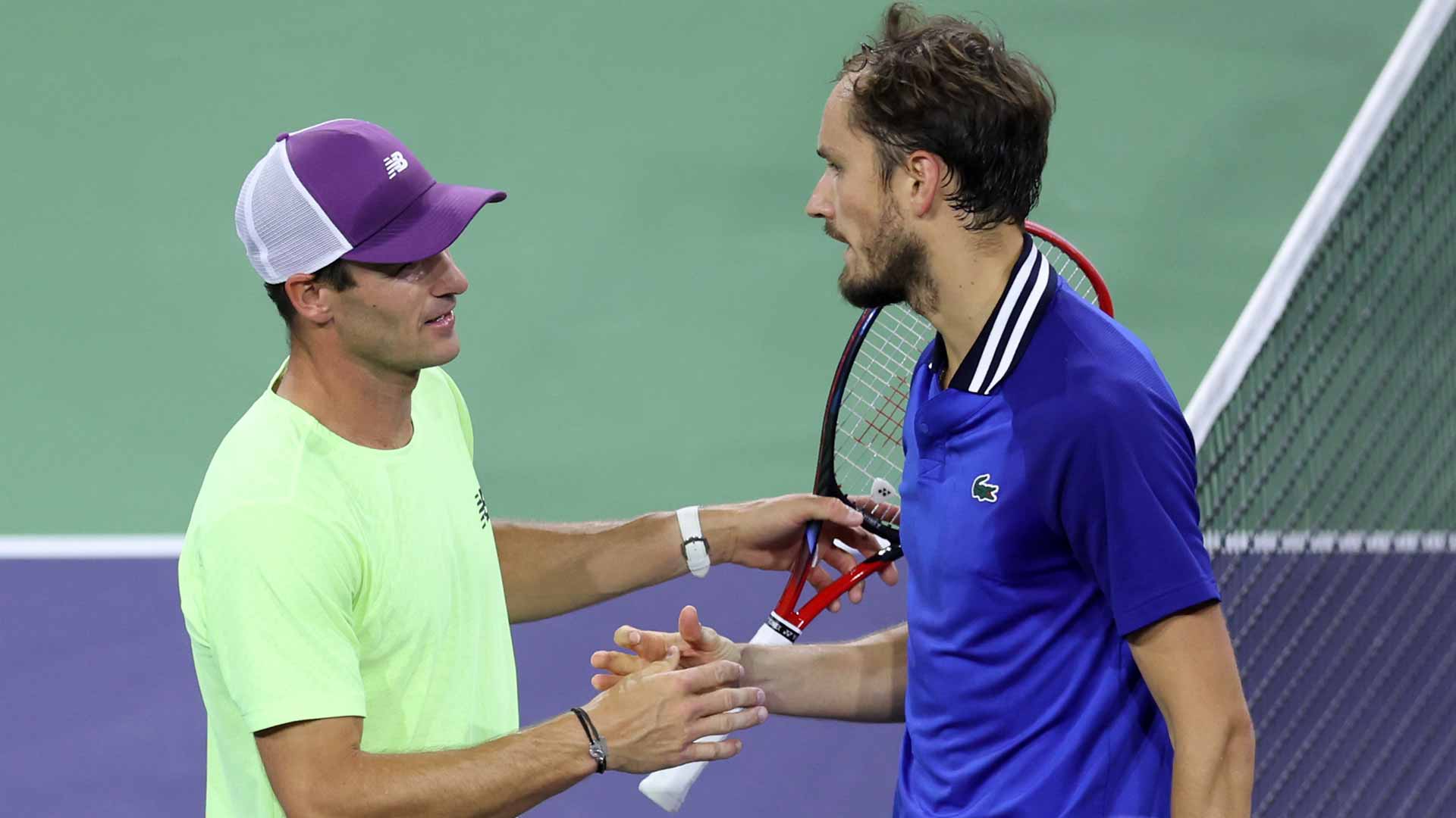 Tommy Paul and Daniil Medvedev are competing together in Madrid.