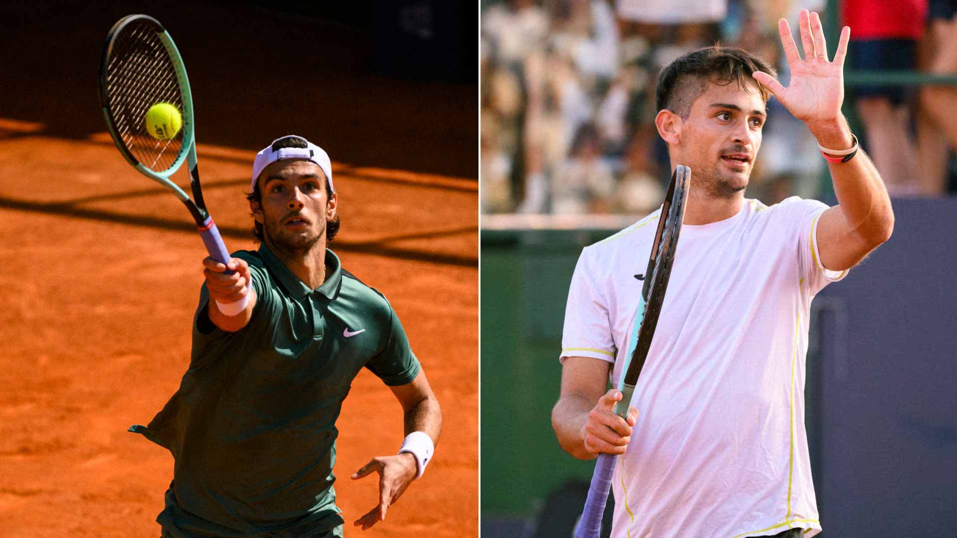 Lorenzo Musetti y Mariano Navone chocarán por primera vez.