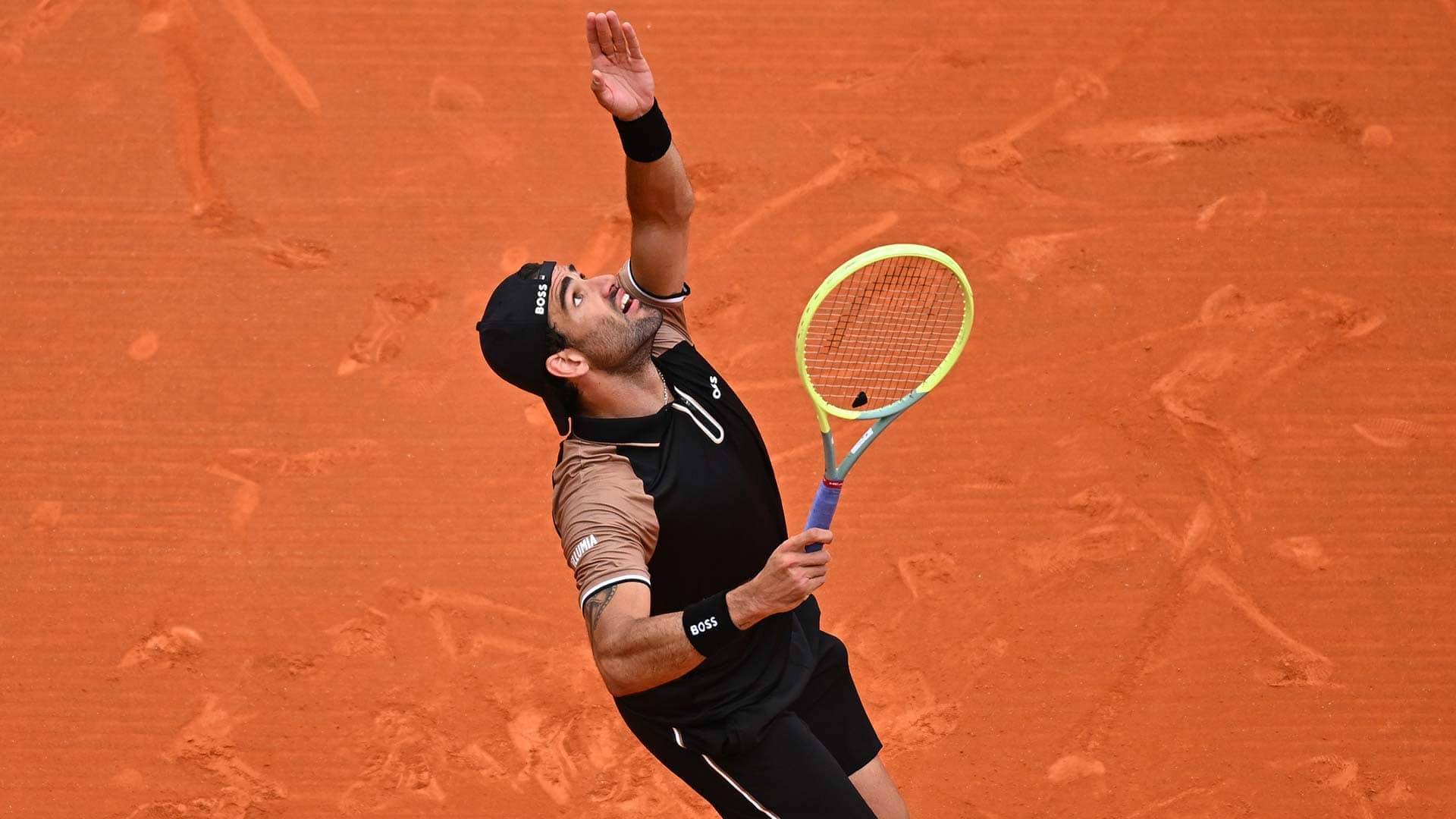 Matteo Berrettini reached the quarter-finals in Rome in 2020.
