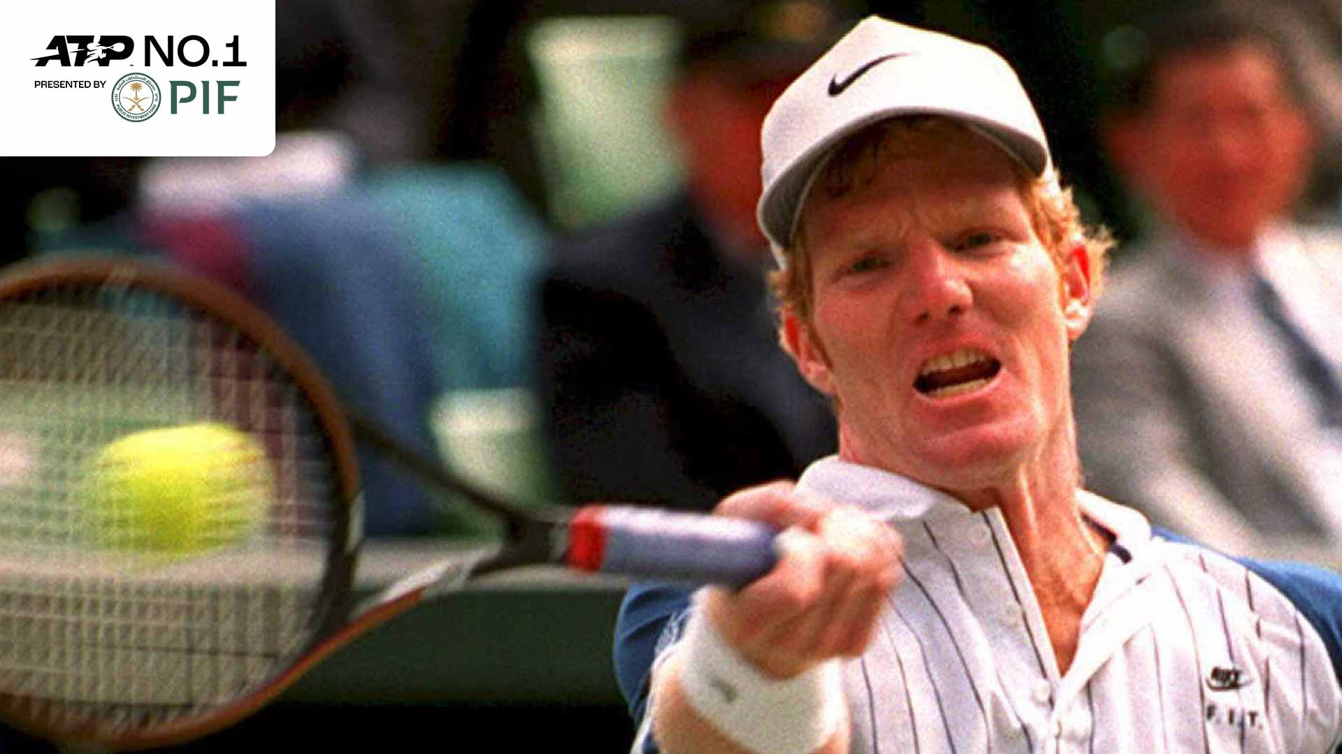 Jim Courier ocupó el No. 1 durante 58 semanas.