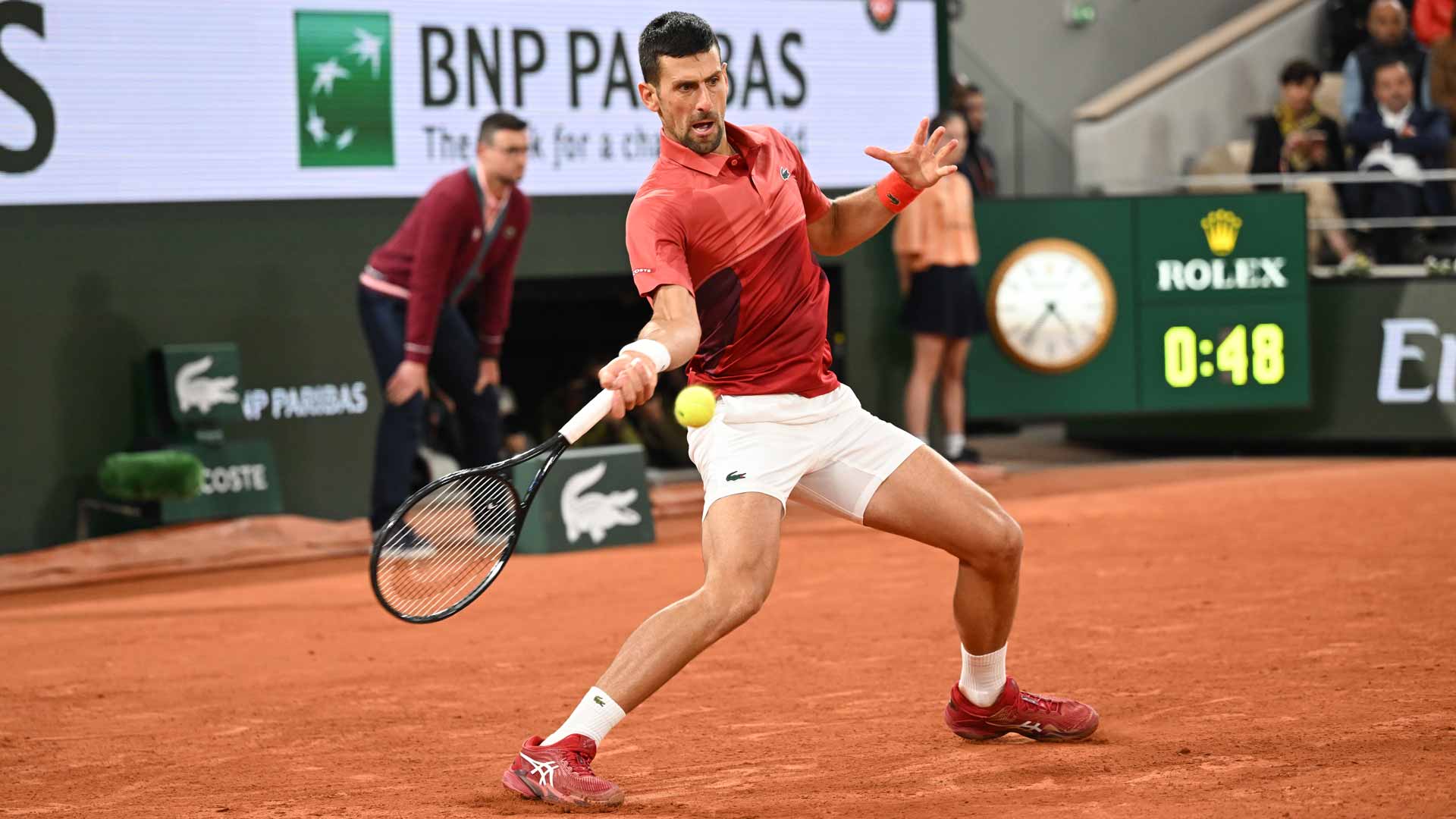 Novak Djokovic is a three-time Roland Garros champion.