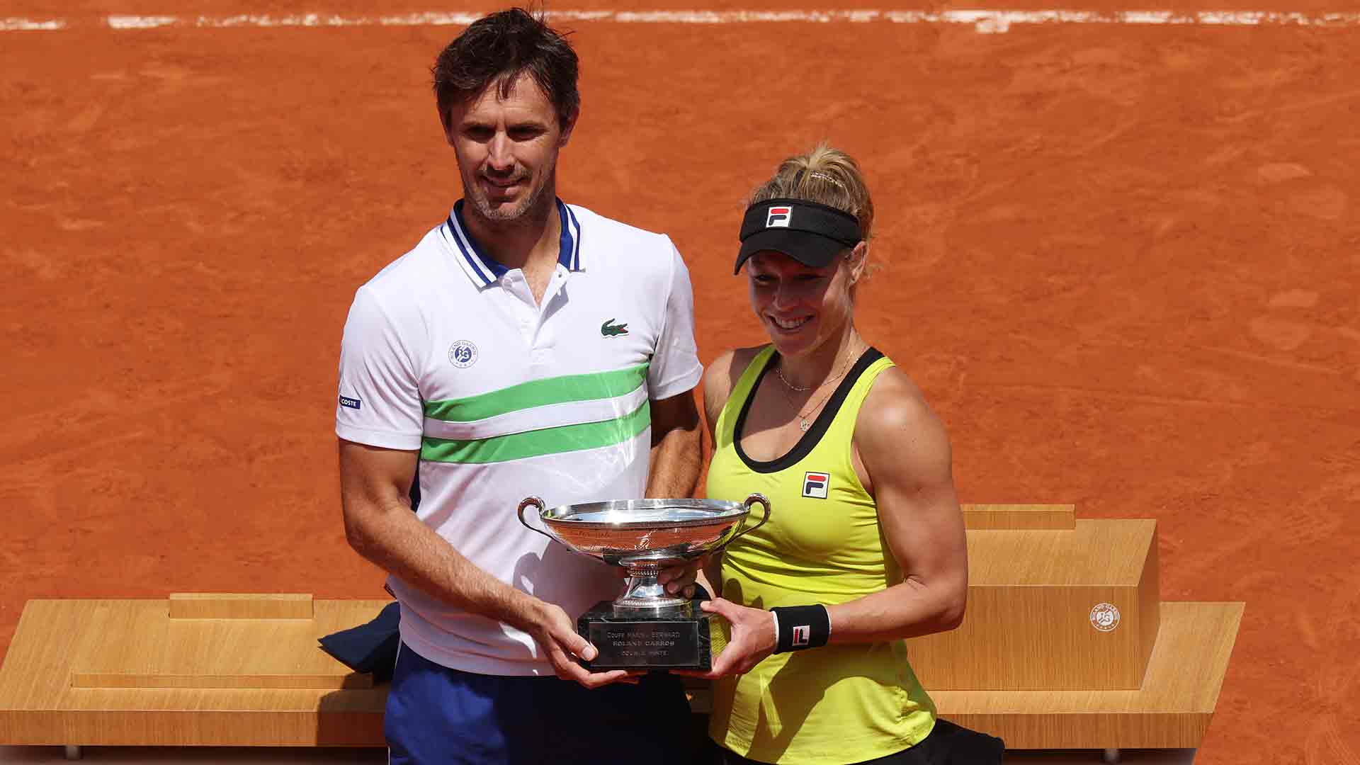 Es el primer título de dobles mixto para Edourad Roger-Vasselin.