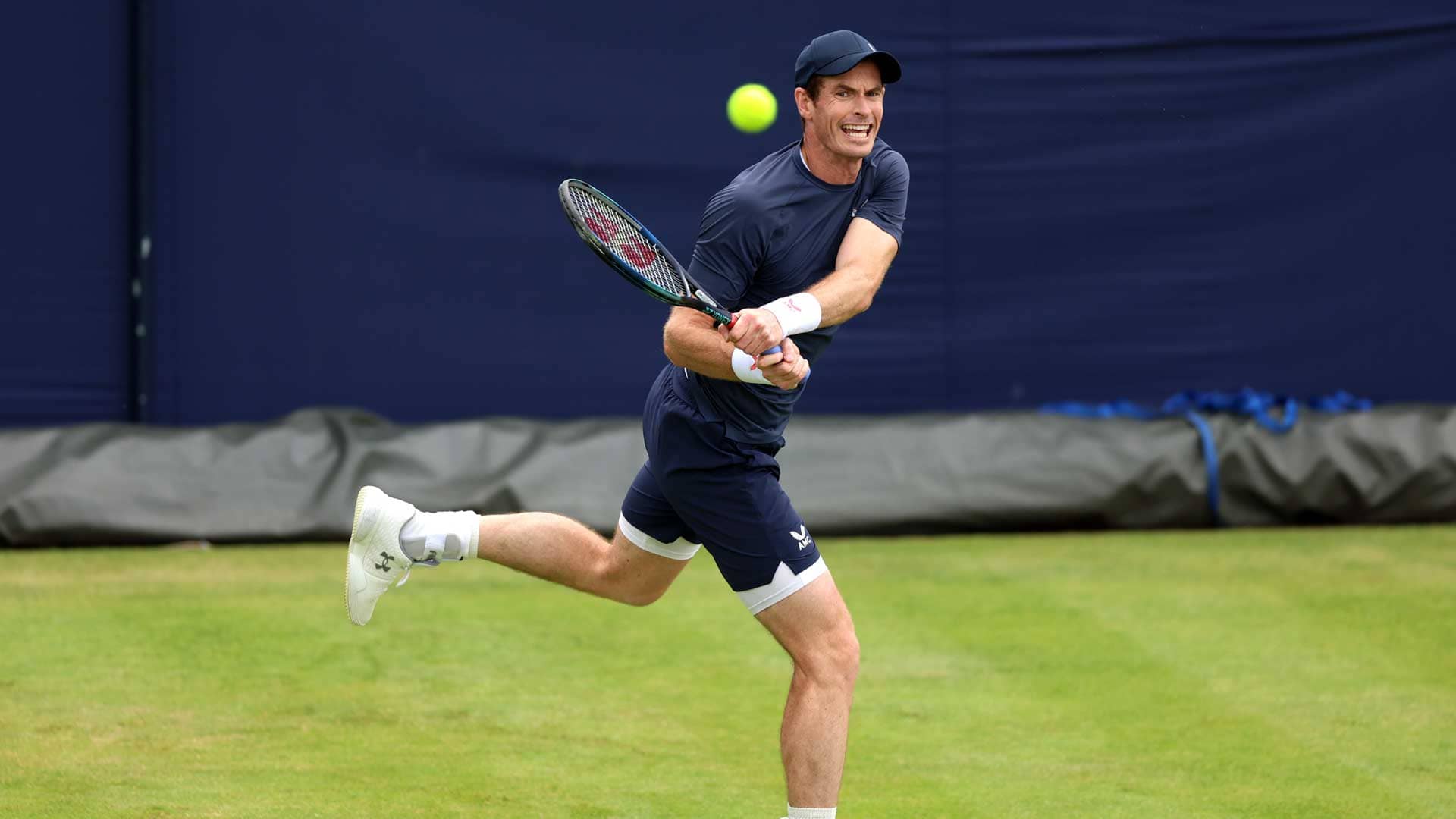Andy Murray is partnering Daniel Evans at Queen's Club.