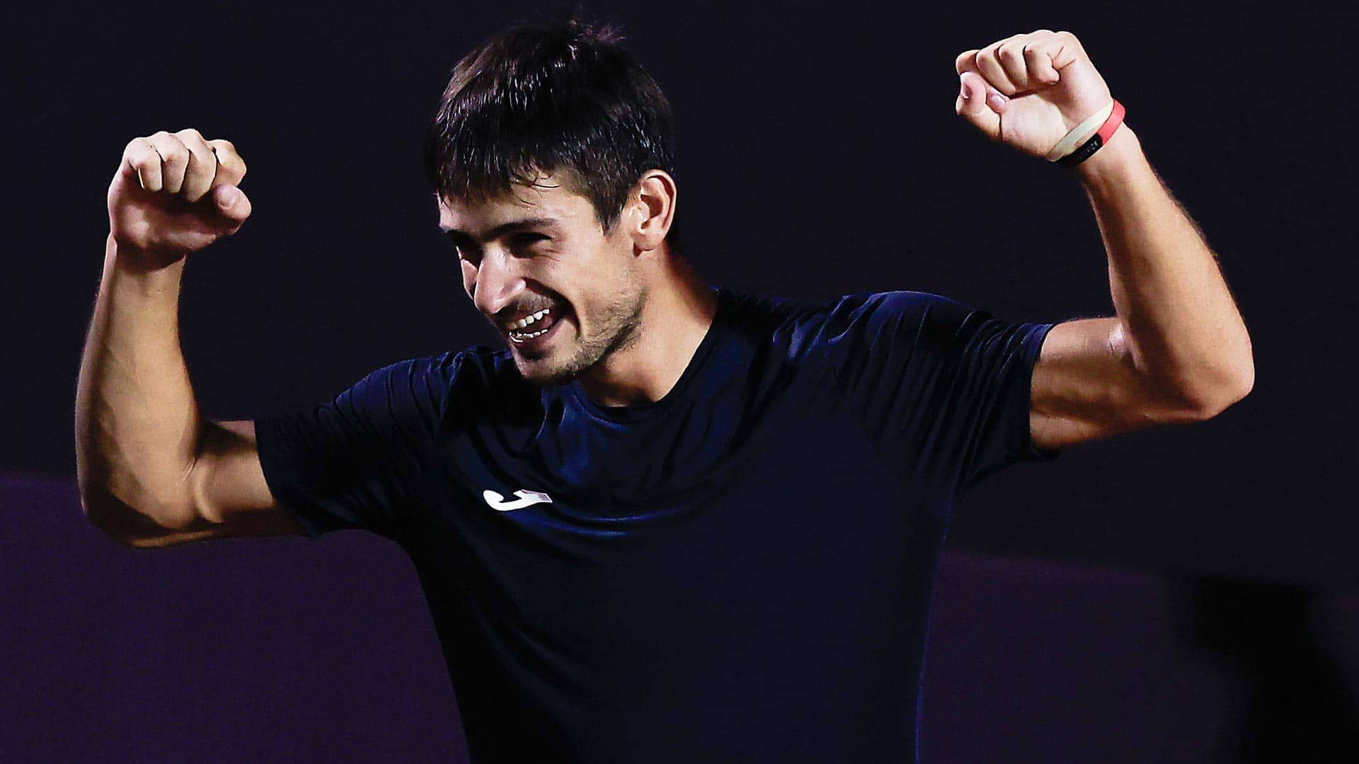 Mariano Navone is competing in his first grass-court ATP Tour event.