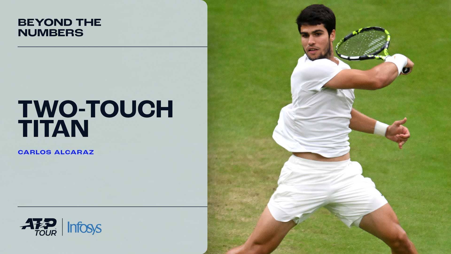 Carlos Alcaraz won his first two grass-court titles in 2023.