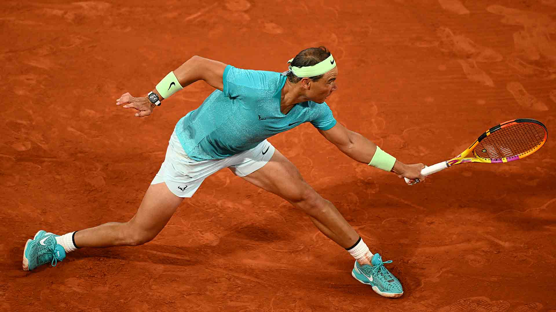 Rafael Nadal durante su última participación en Roland Garros 2024.