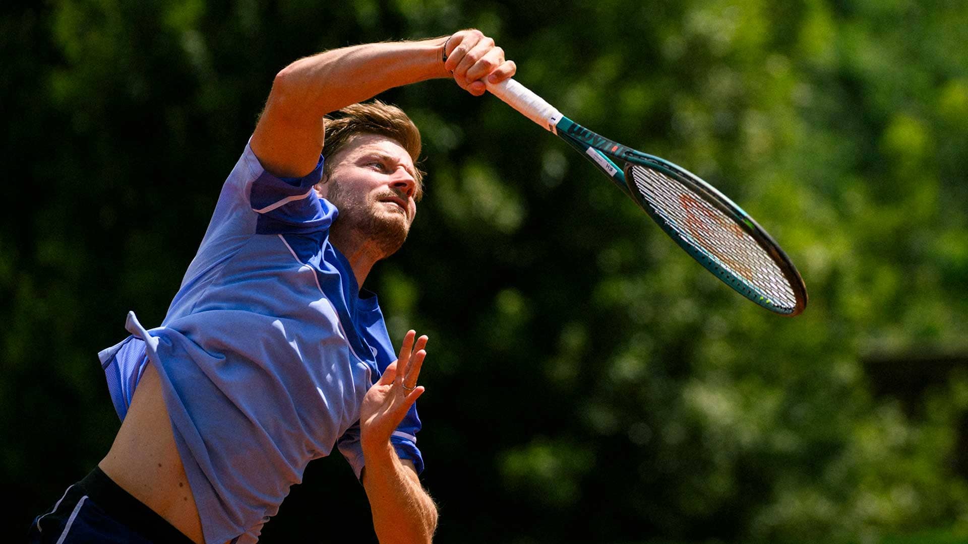 David Goffin is a two-time Wimbledon quarter-finalist (File photo).