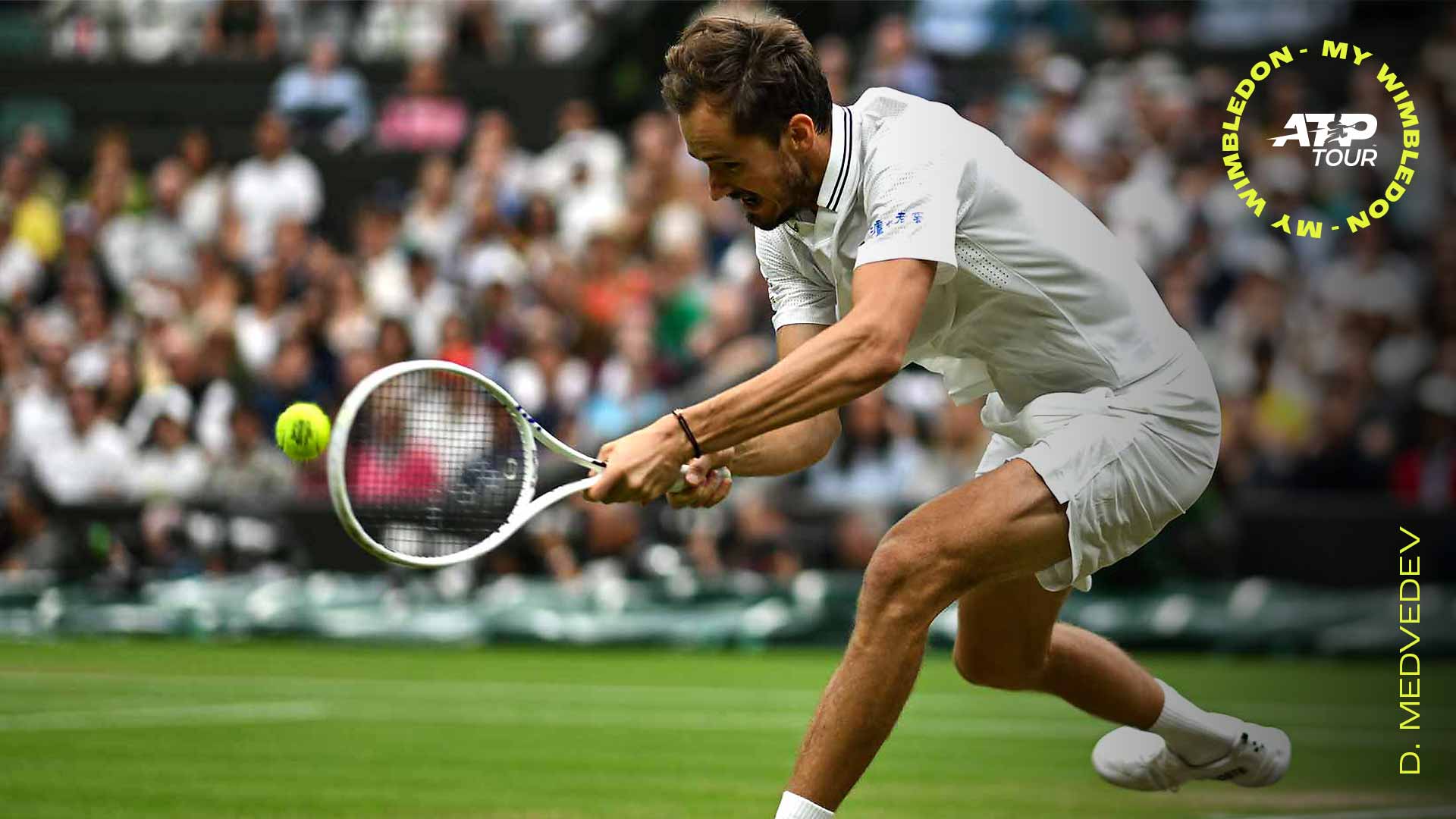 Daniil Medvedev is seeded fifth at Wimbledon.