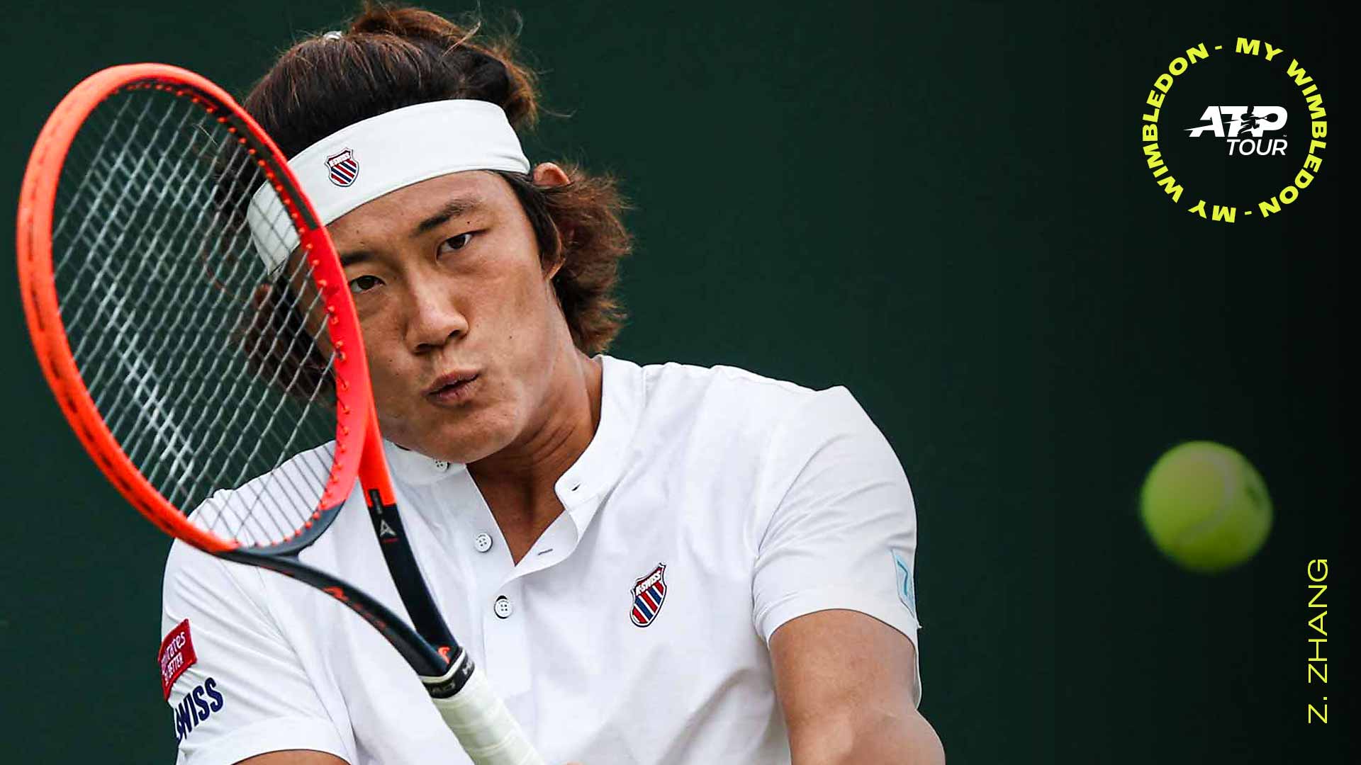 Zhang Zhizhen is seeded 32nd at Wimbledon.