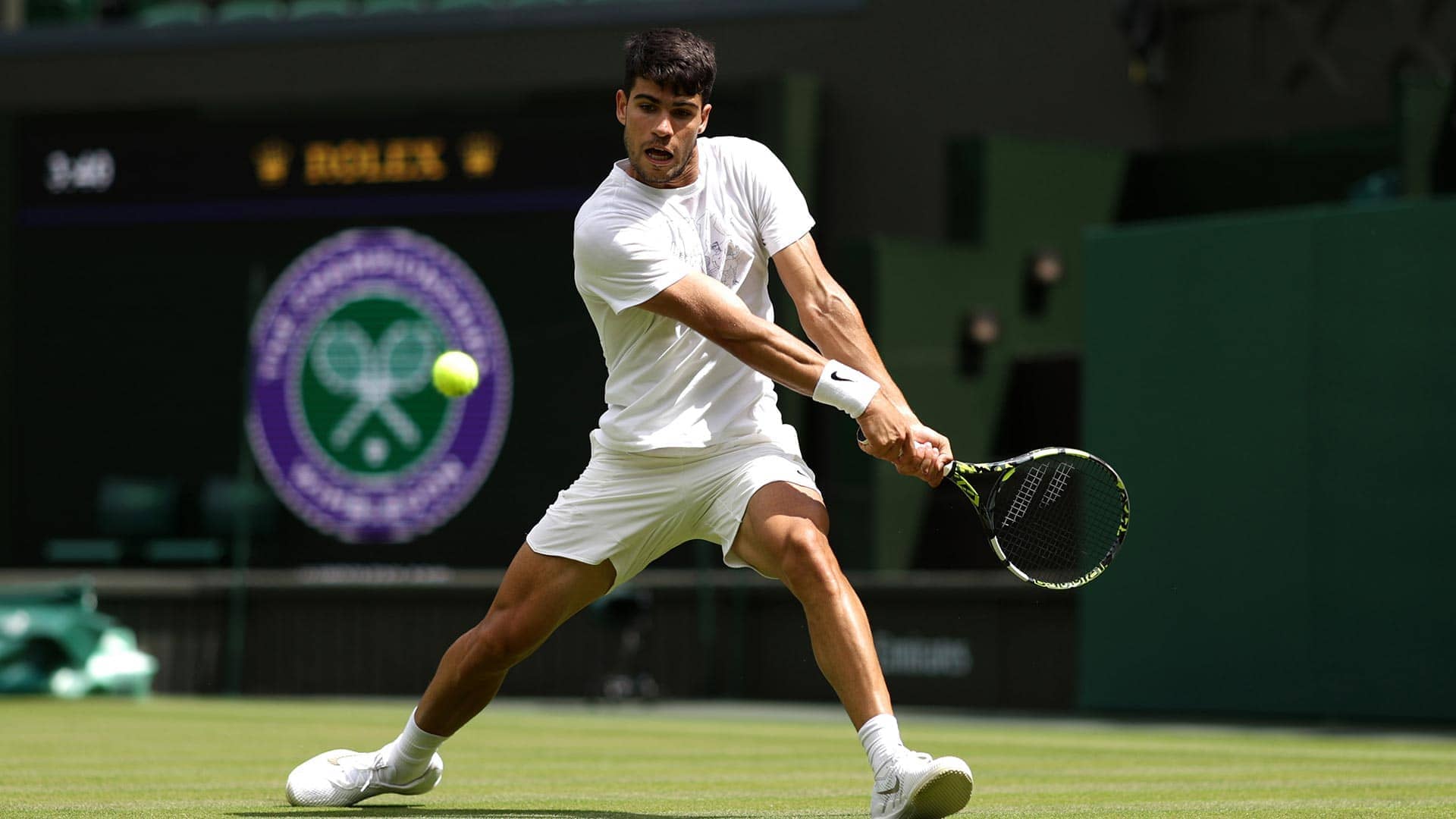 Carlos Alcaraz is the defending Wimbledon champion.