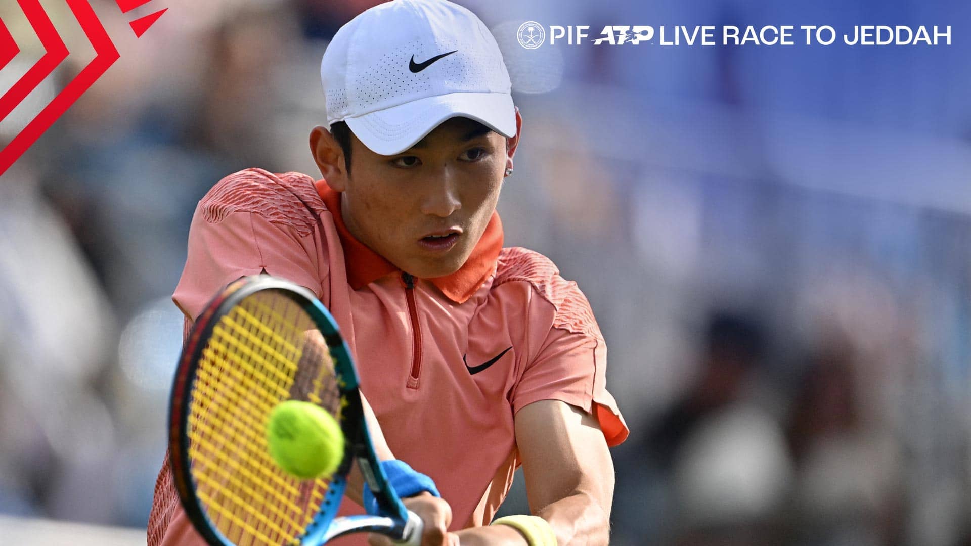Shang Juncheng is third in the PIF ATP Live Race To Jeddah.
