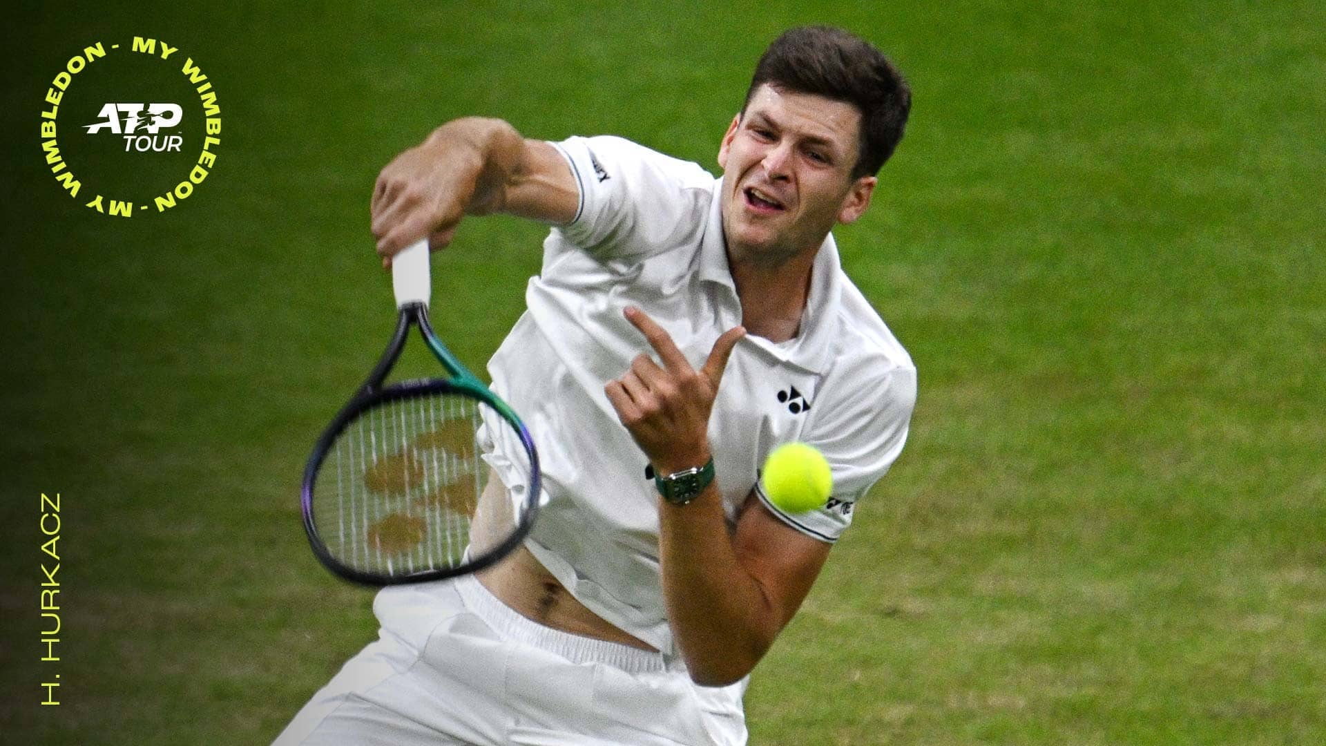 Hubert Hurkacz reached the semi-finals at Wimbledon in 2021.