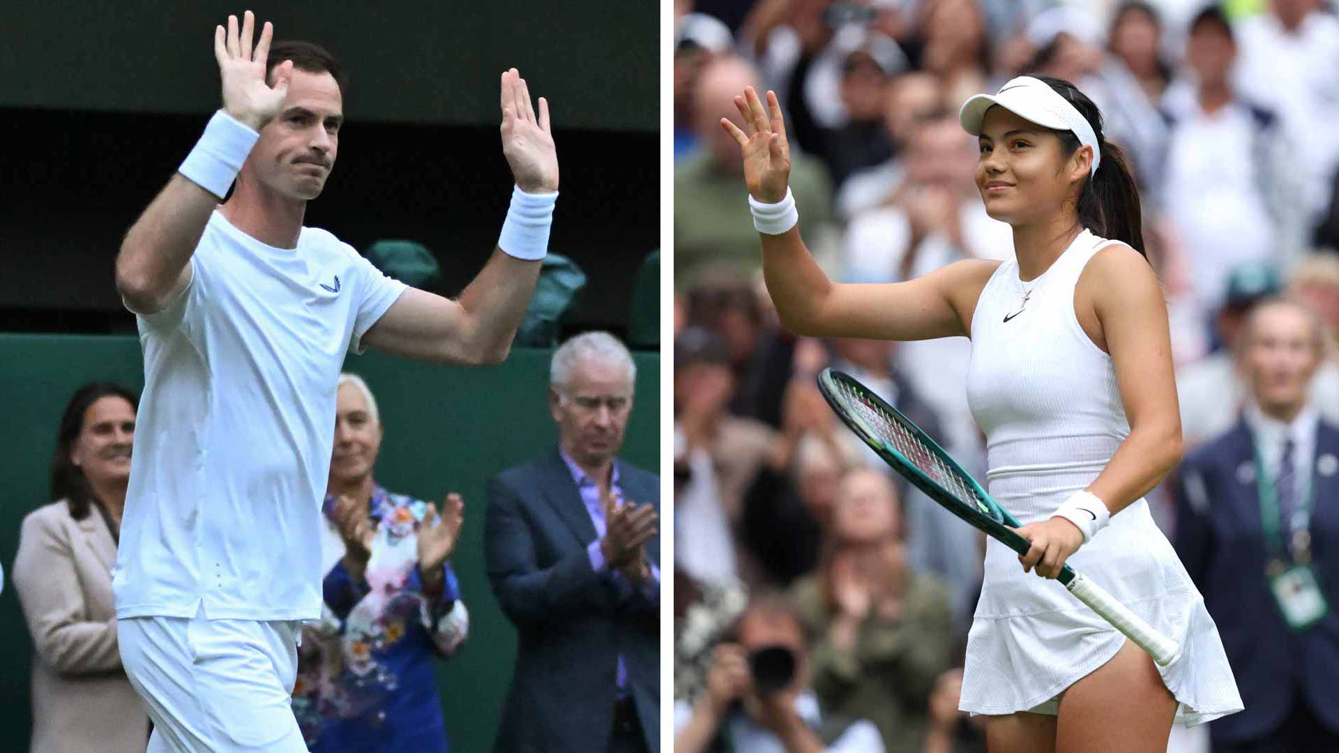 Andy Murray y Emma Raducanu tenían previsto jugar juntos en SW19.