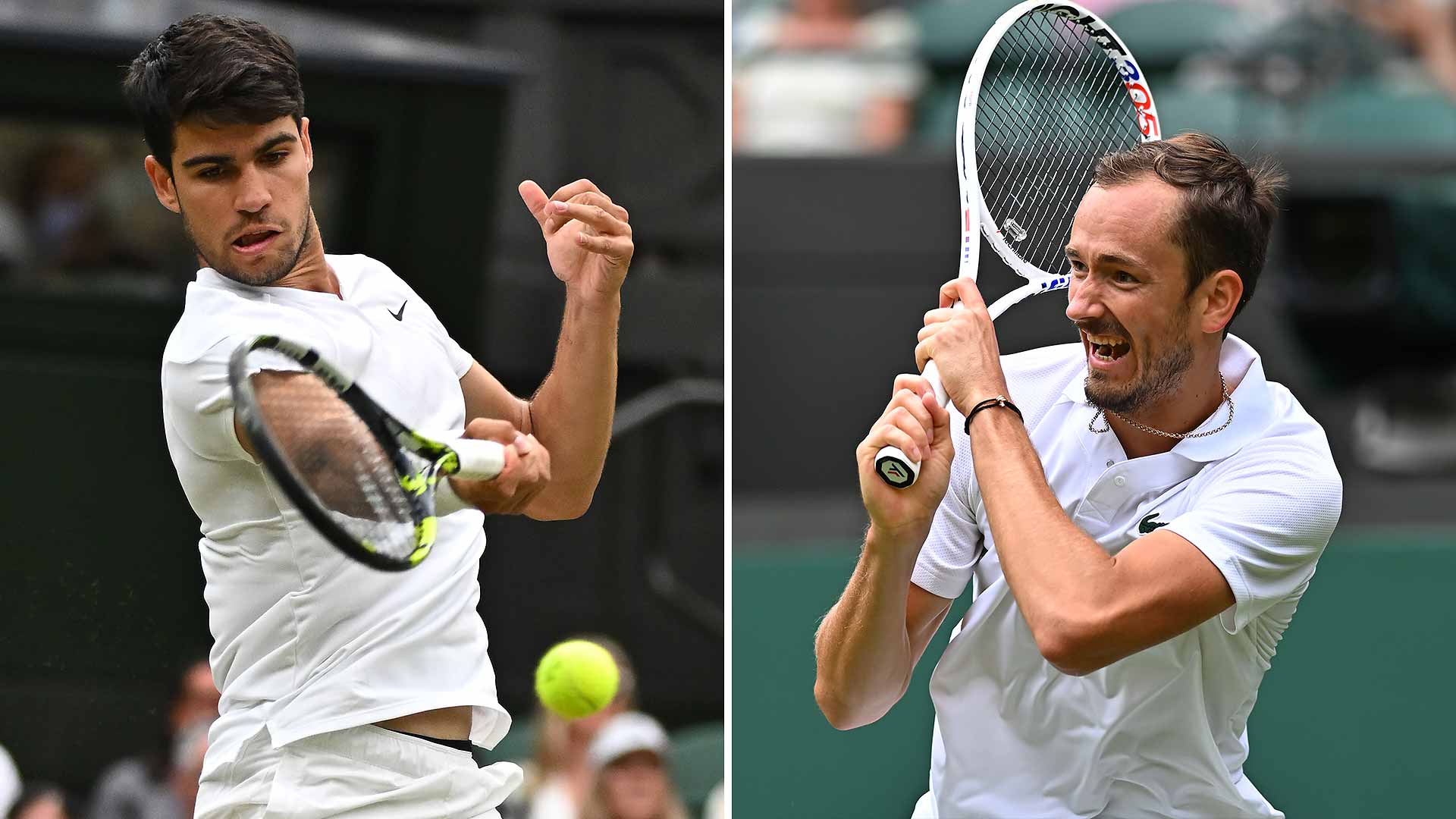 Carlos Alcaraz leads Daniil Medvedev 4-2 in the pair's Lexus ATP Head2Head series.