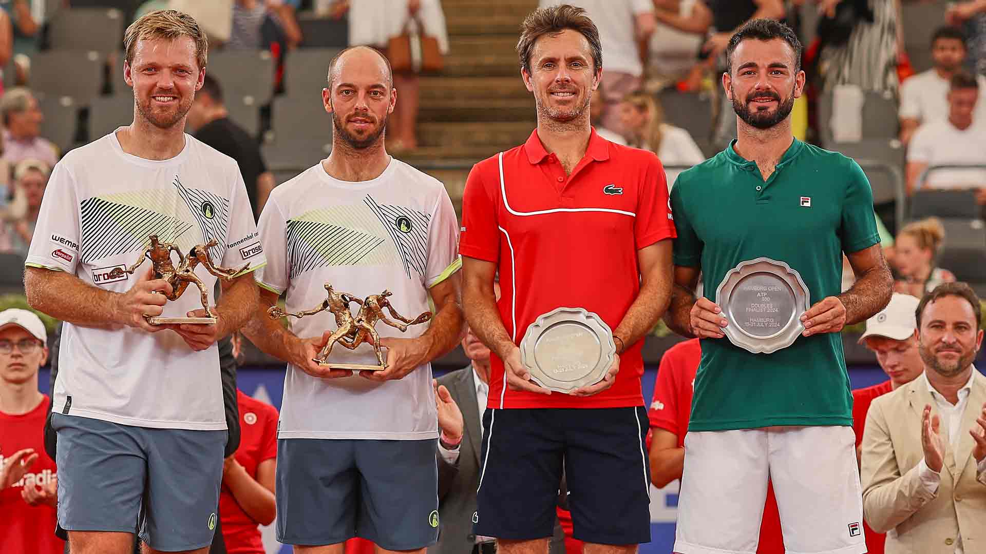 Kevin Krawietz y Tim Puetz han ganado dos títulos en su carrera en Hamburgo (2023, 2024).