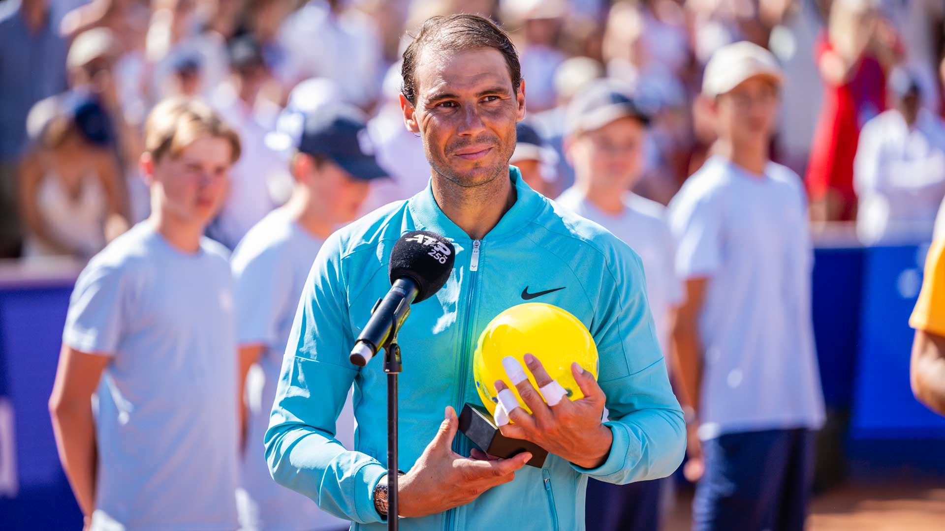 Rafael Nadal won four matches this week in Bastad.