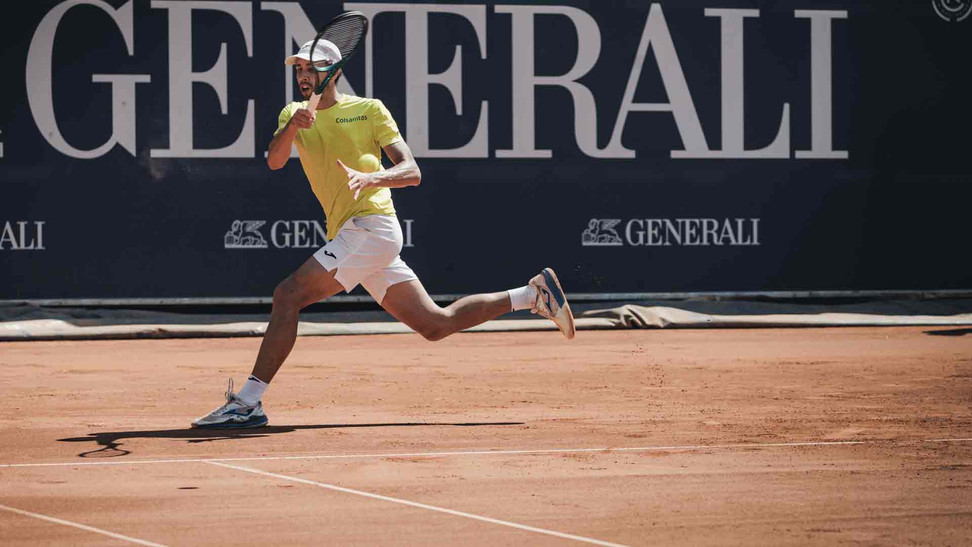 Daniel Elahi Galán debutó este martes en Kitzbühel frente a Hamad Medjedovic.