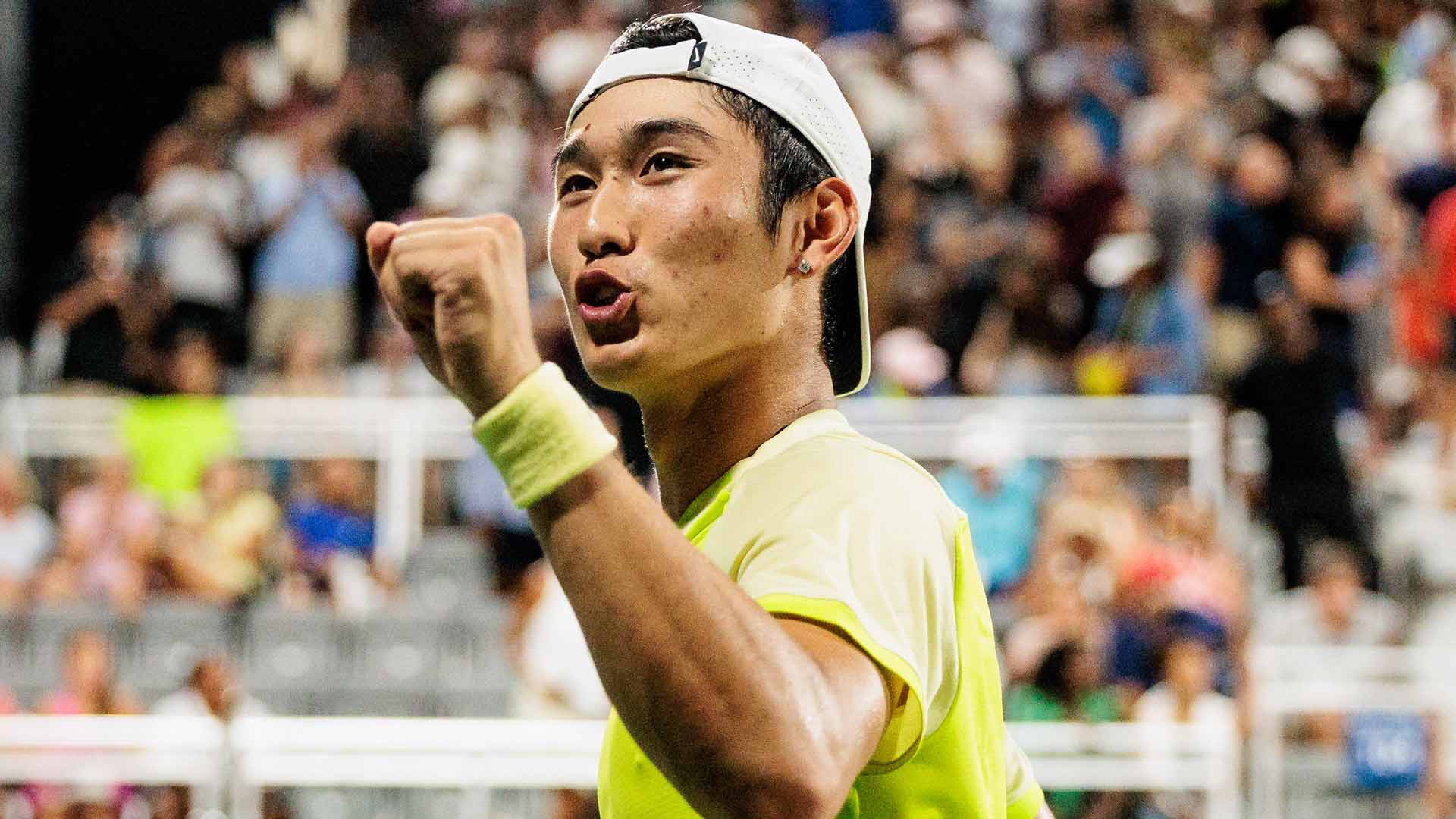 With ice cream looming, #NextGenATP Shang beats rain & Purcell in Atlanta