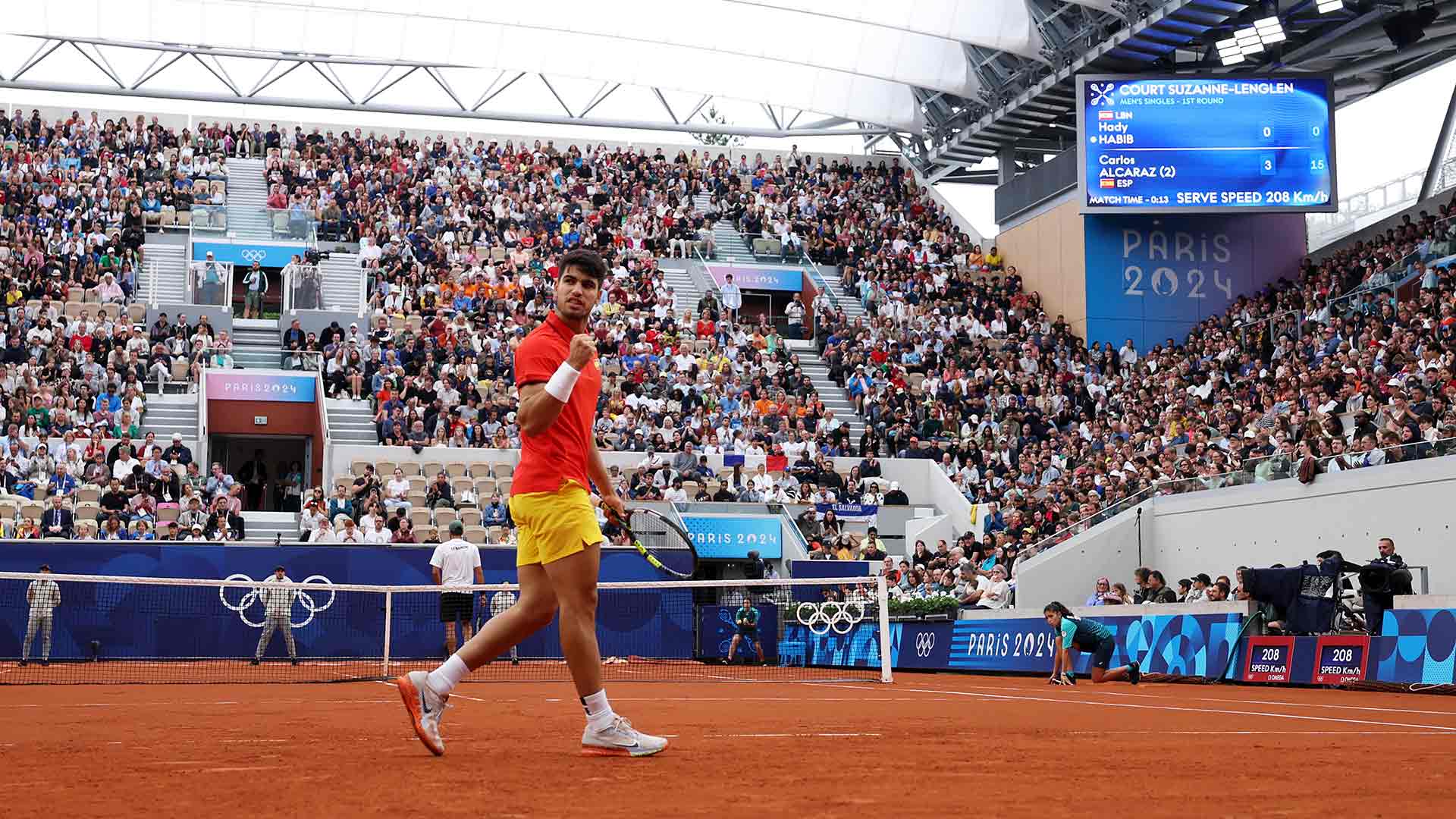 Carlos Alcaraz se estrenó en unos Juegos Olímpicos este sábado en París 2024.