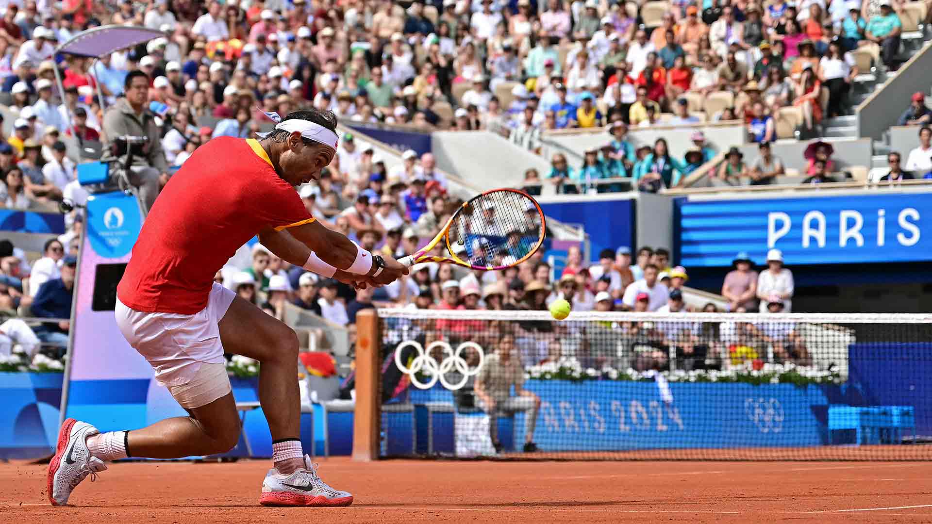 Rafael Nadal se estrenó este domingo ante Marton Fucsovics en París 2024.