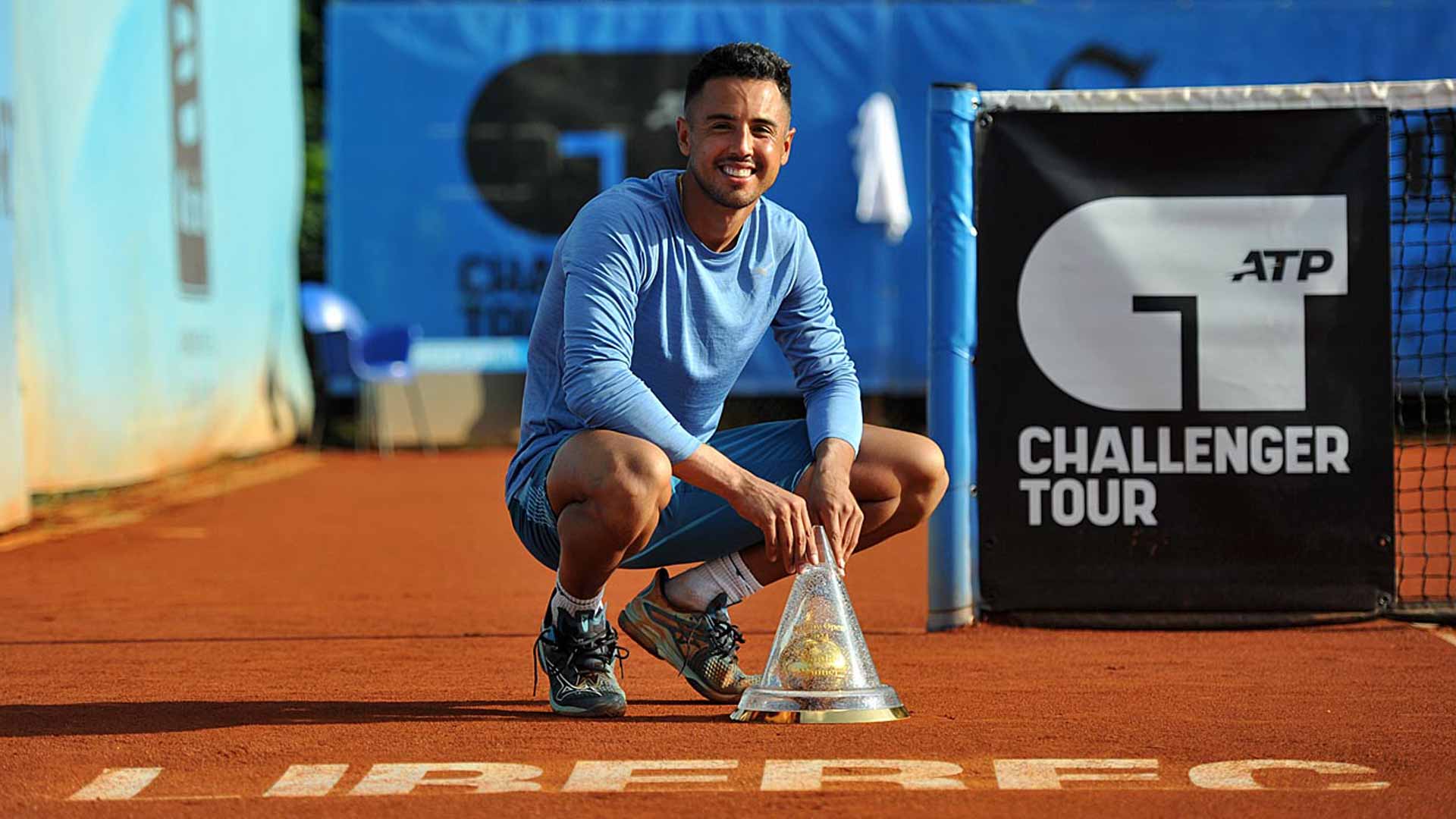 <a href='https://www.atptour.com/en/players/hugo-dellien/da31/overview'>Hugo Dellien</a> wins the Liberec Challenger.