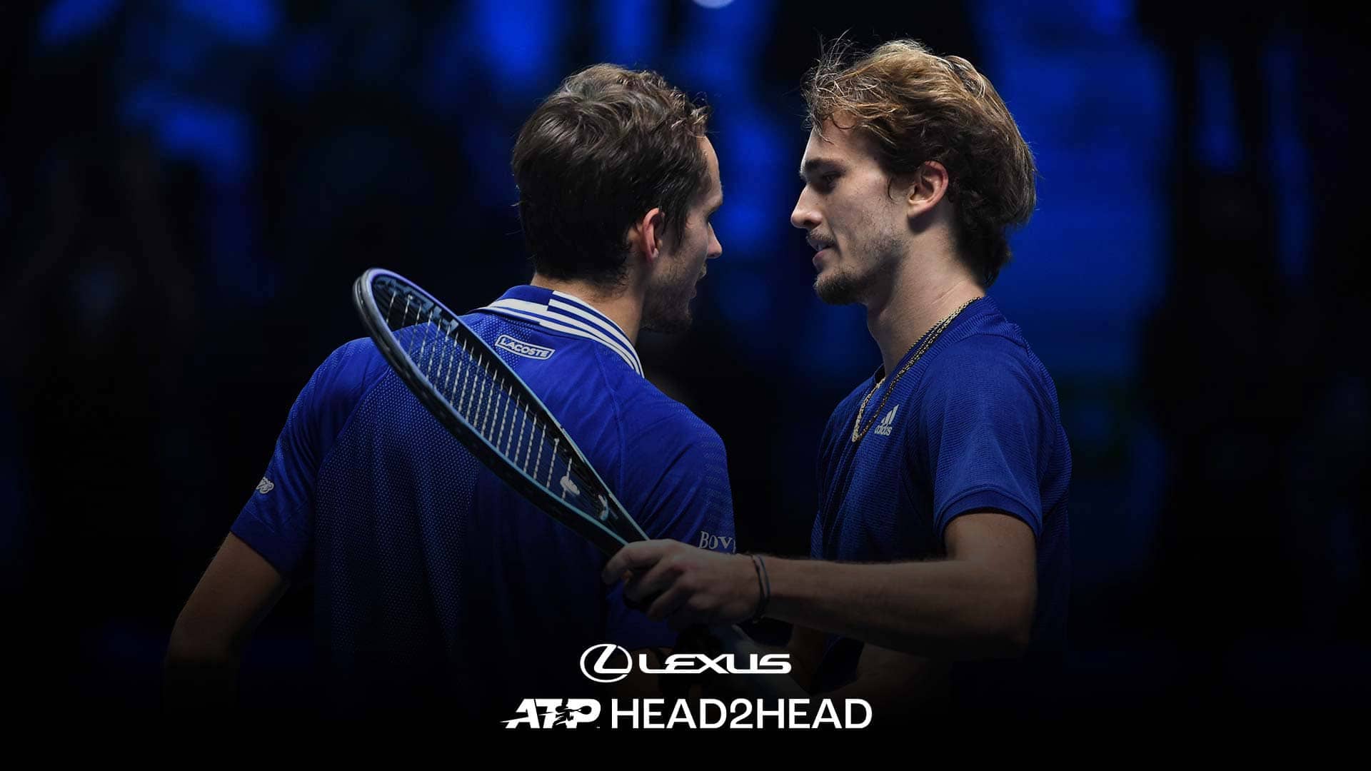 Daniil Medvedev leads Alexander Zverev 9-6 in their Lexus ATP Head2Head series.